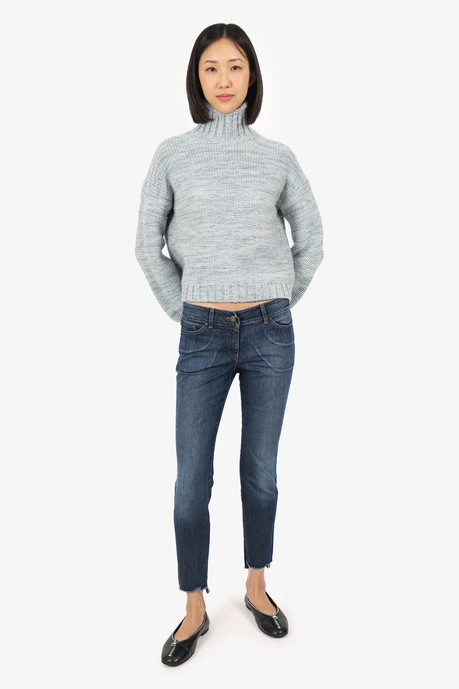 Alexander McQueen Blue Skinny Jeans Size 38