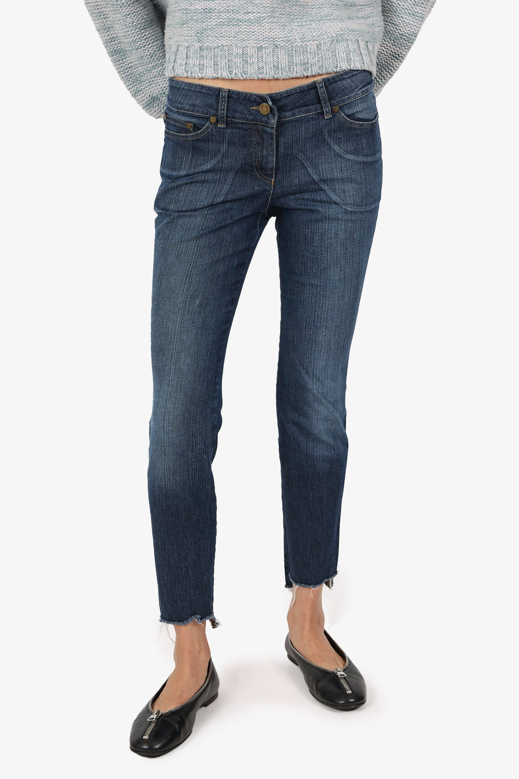 Alexander McQueen Blue Skinny Jeans Size 38