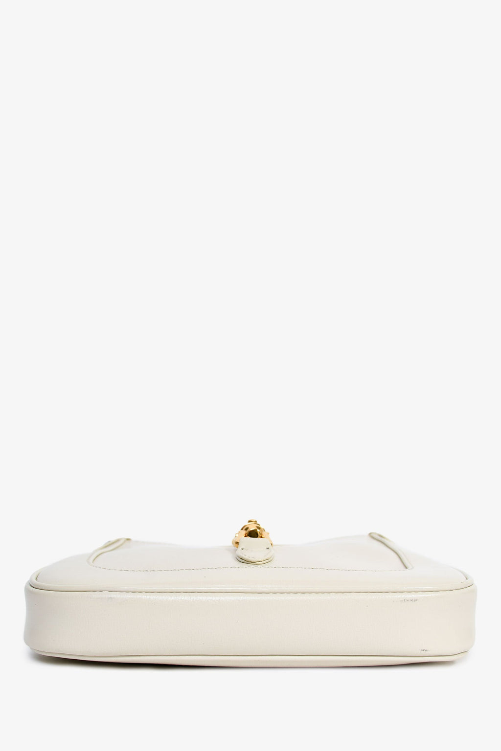 Gucci Cream Leather Jackie 1961 Mini Horsebit Bag