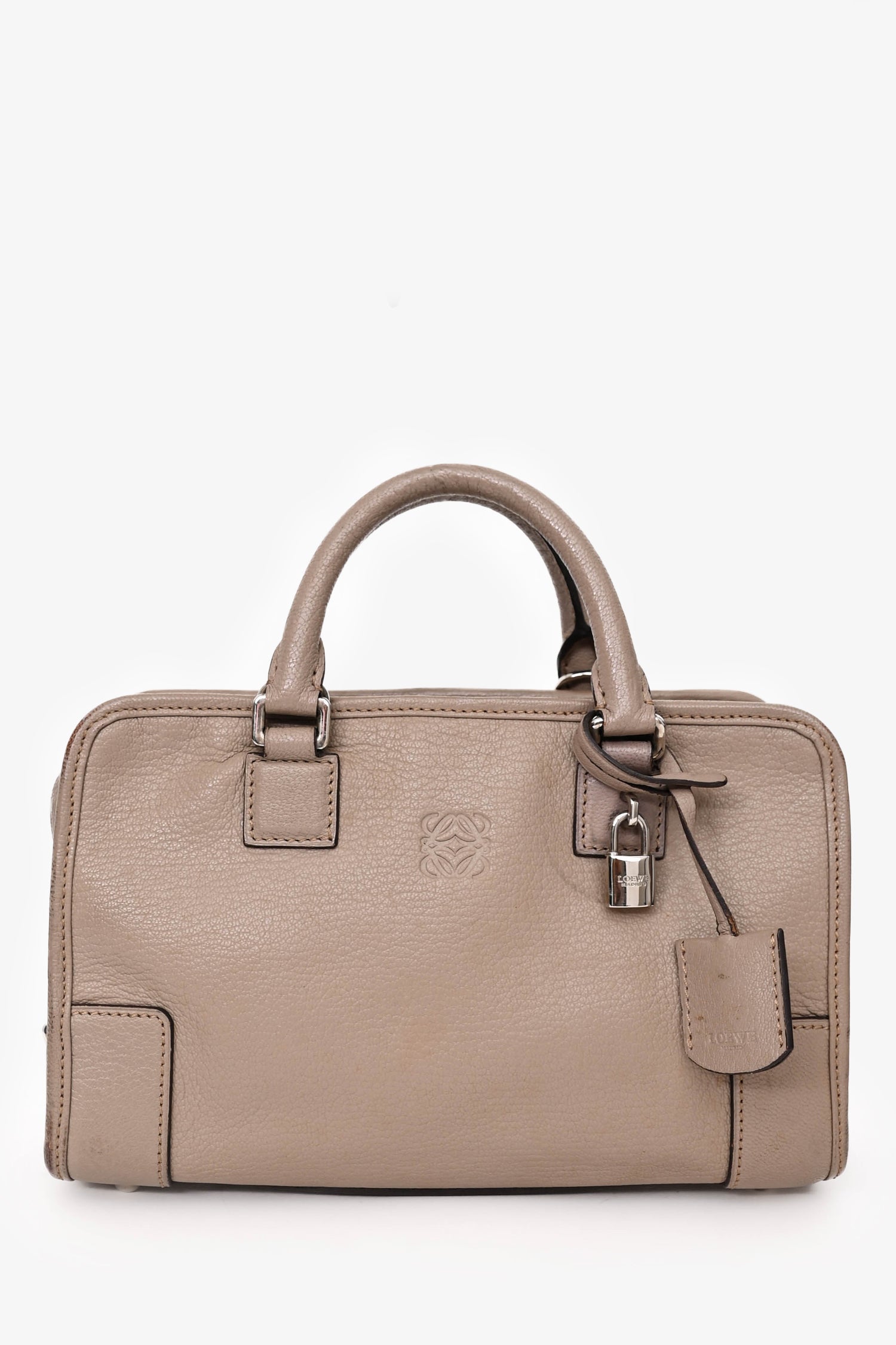 Loewe 2013 Taupe Leather Amazona 23 Bag With Strap