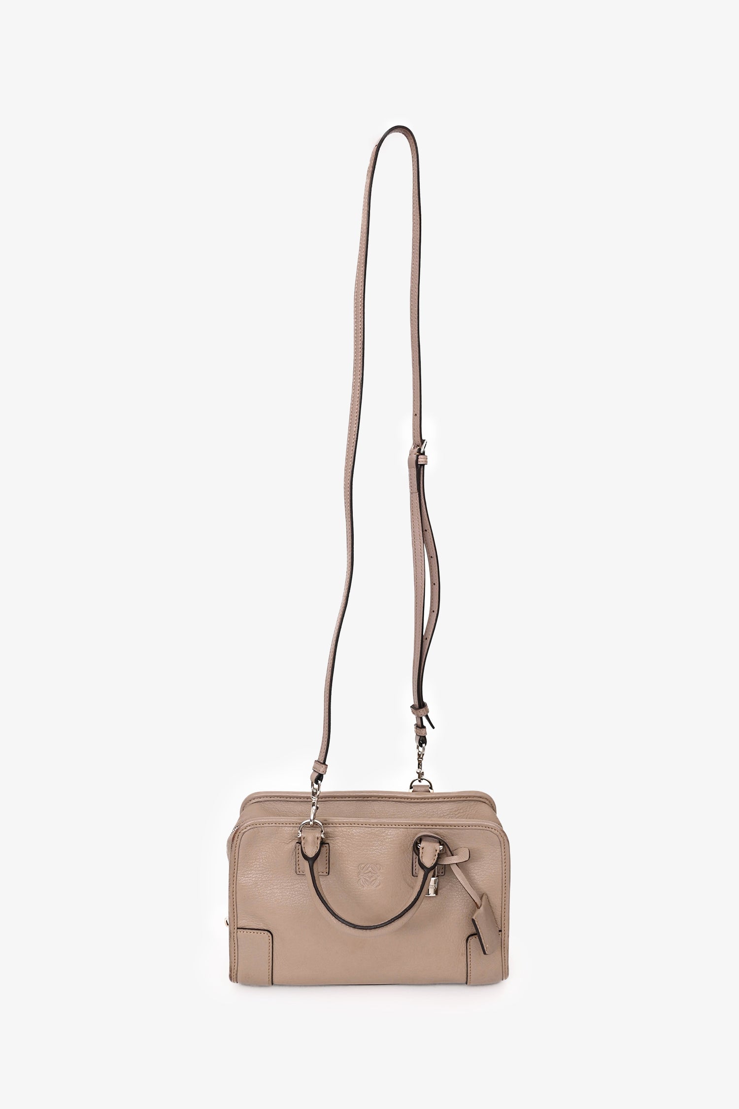 Loewe 2013 Taupe Leather Amazona 23 Bag With Strap