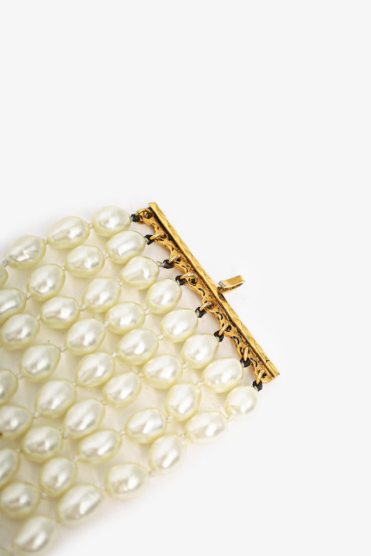 Pre-Loved Chanel™ Pearl 8 Strand Choker Necklace
