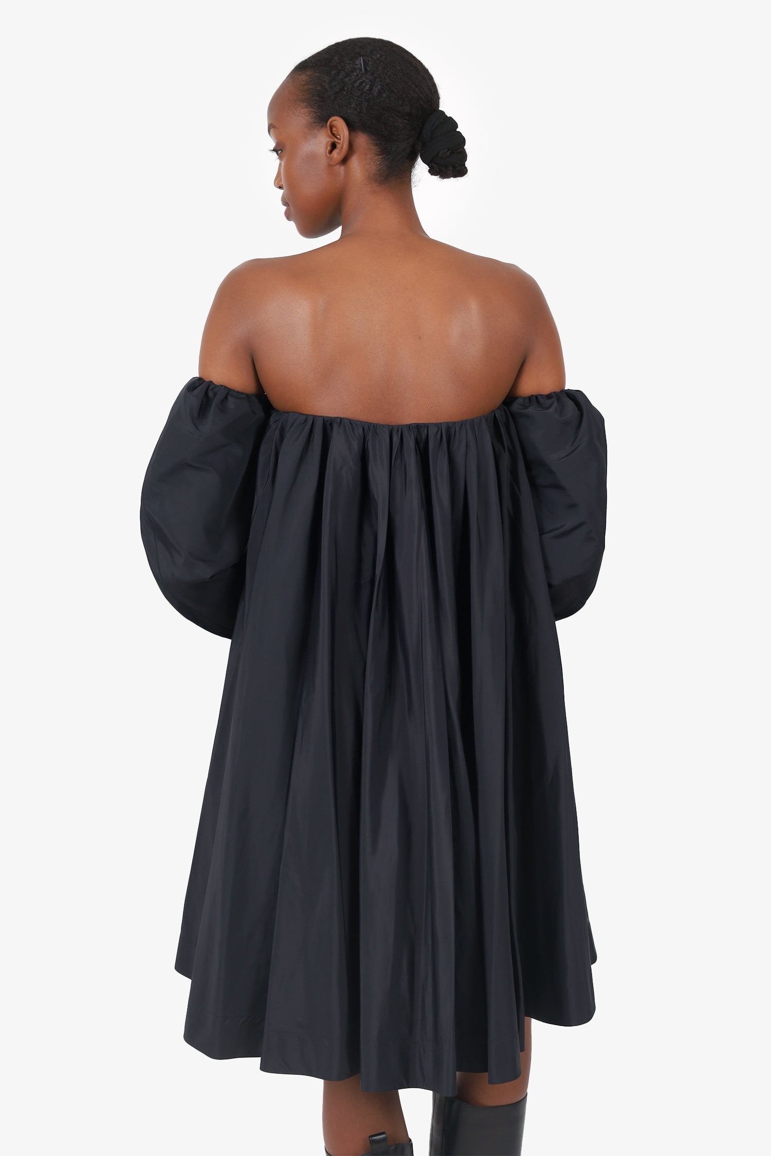 Calvin 205W39NYC Klein Black Off The Shoulder Dress Size 40