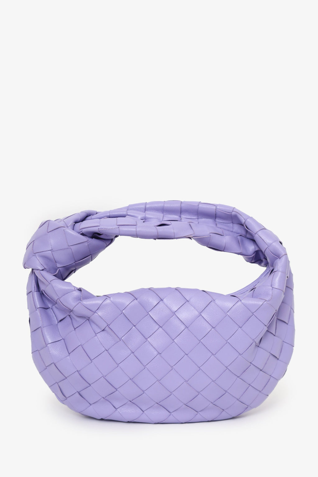 Bottega Veneta Purple Intrecciato Leather Mini Jodie