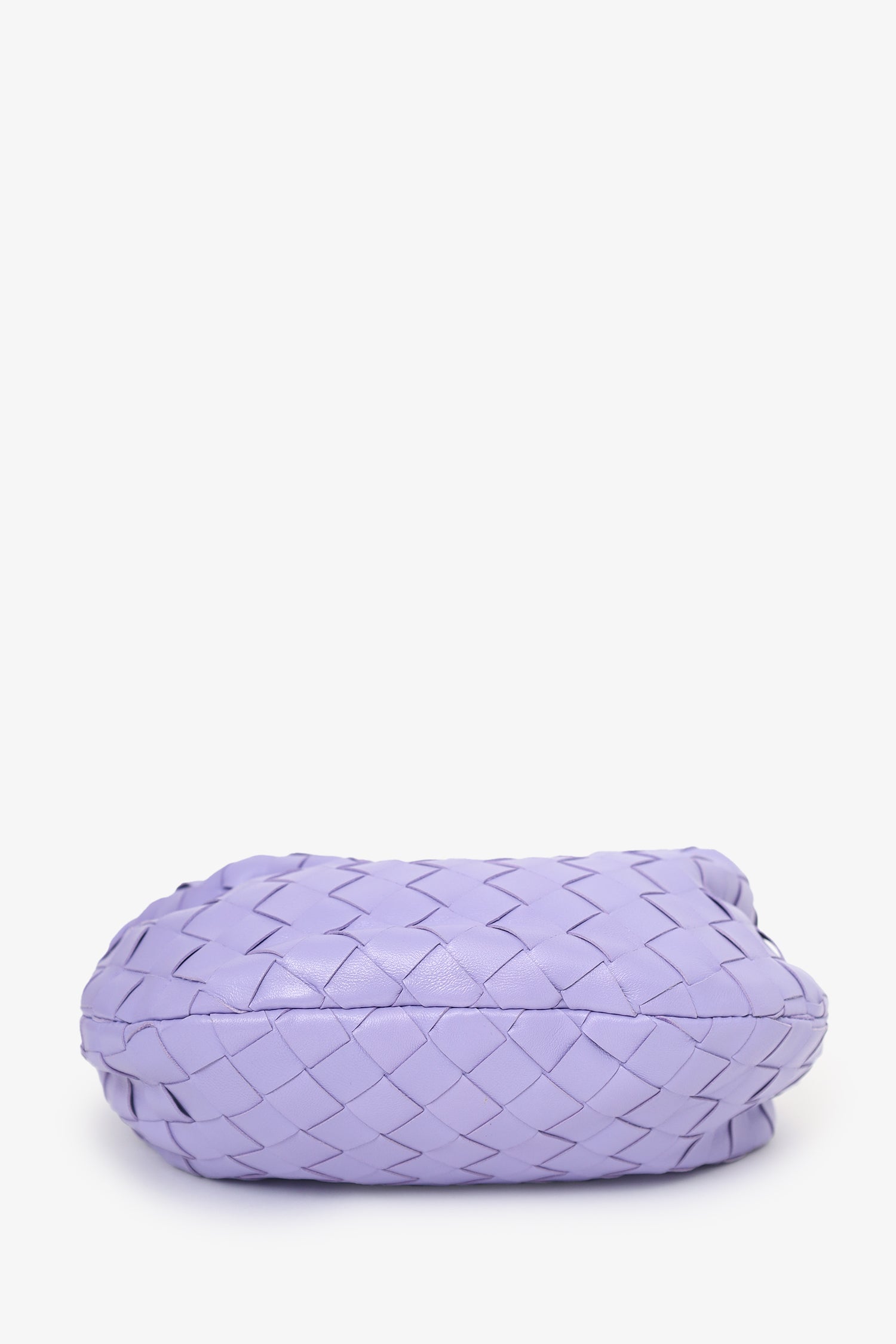 Bottega Veneta Purple Intrecciato Leather Mini Jodie