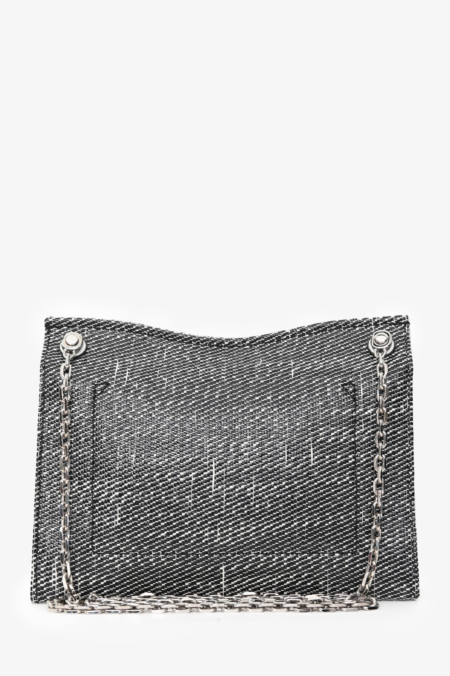 Proenza Schouler Grey Tweed Canvas Crossbody