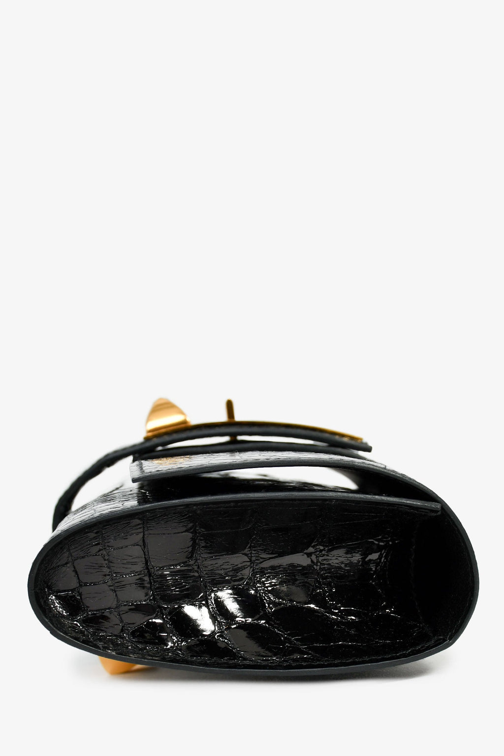 Hermès 2016 Black Alligator 'Medor' 23 Clutch