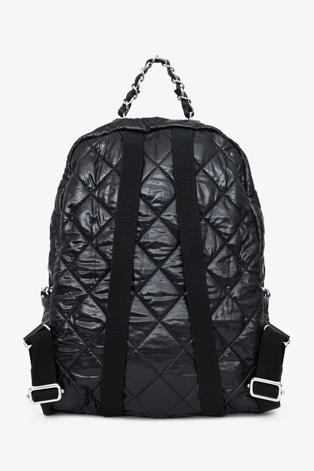 Pre-Loved Chanel™ 2020 Black Nylon/Tweed Backpack