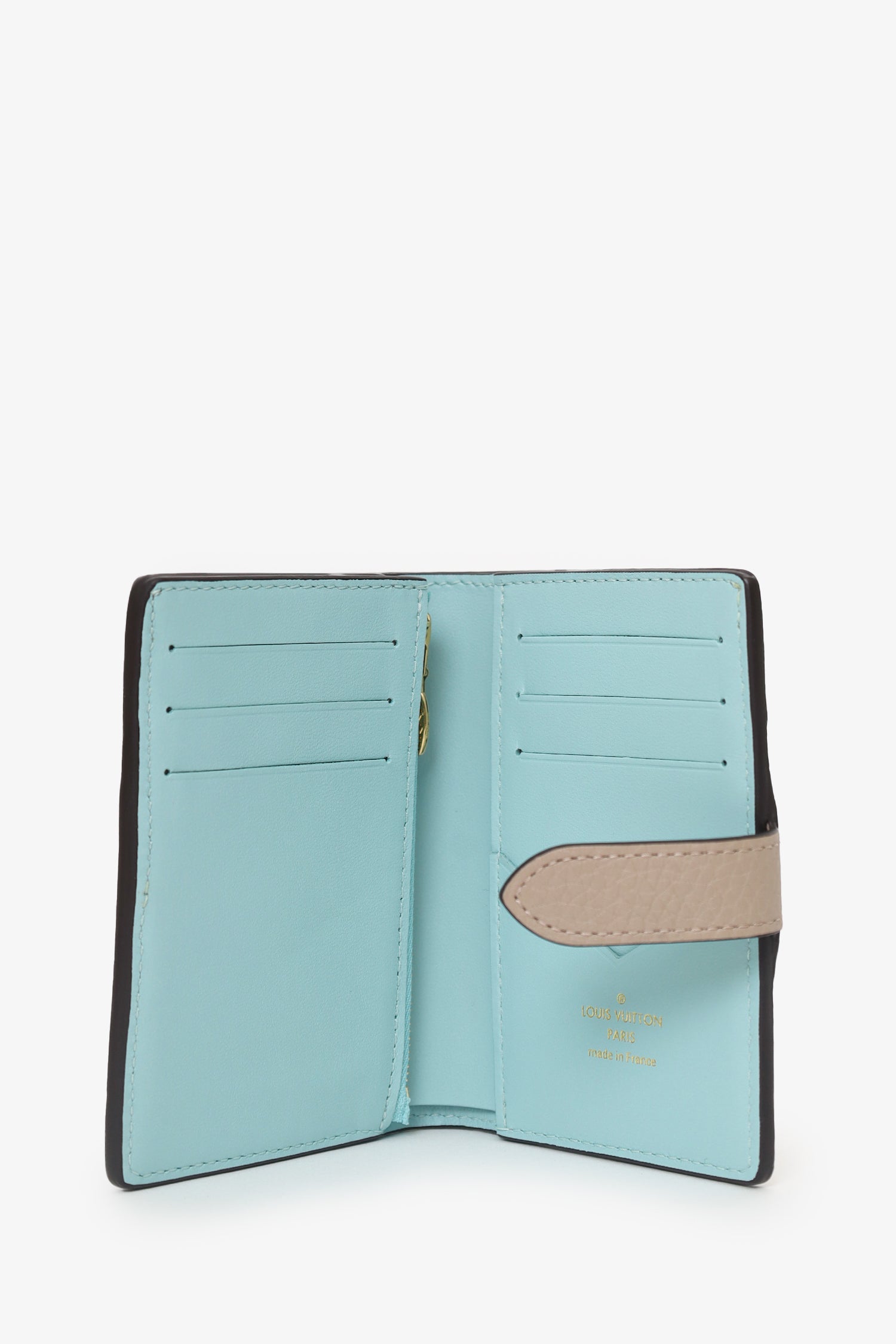 Louis Vuitton Pebble LV Vertical Compact Wallet