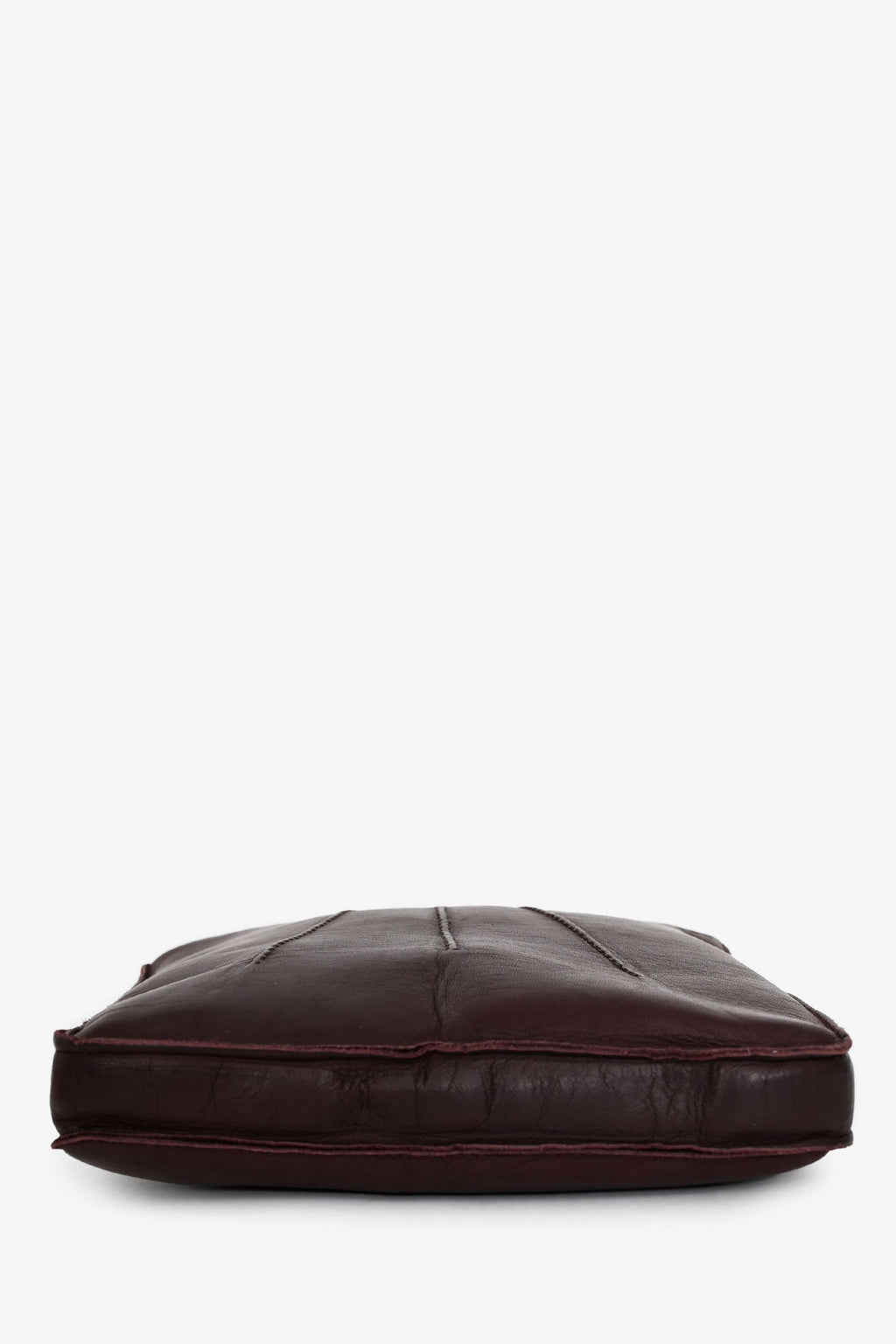 Hermès Burgundy Leather Toudou Shoulder Bag