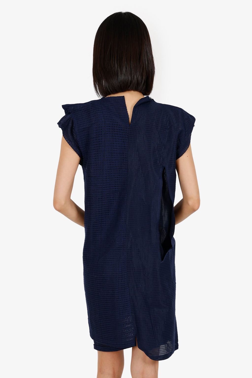 Comme des Garcons Navy Sleeveless Mini Dress Size M