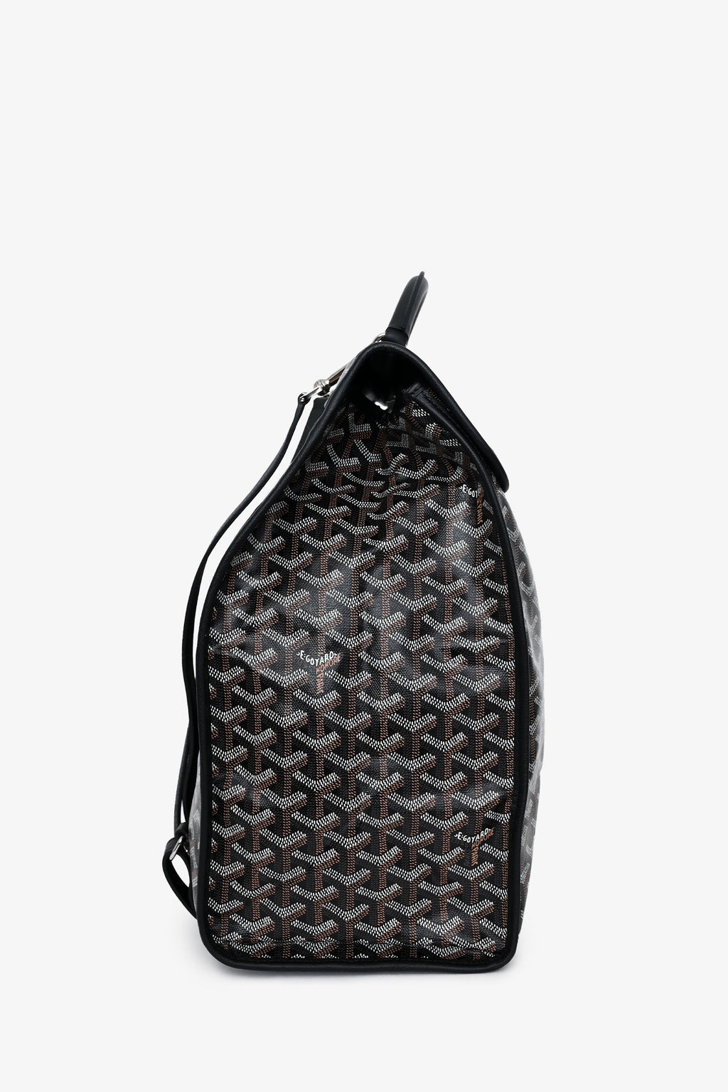 Goyard 2023 Navy Goyardine Canvas 'Saint Leger' Backpack