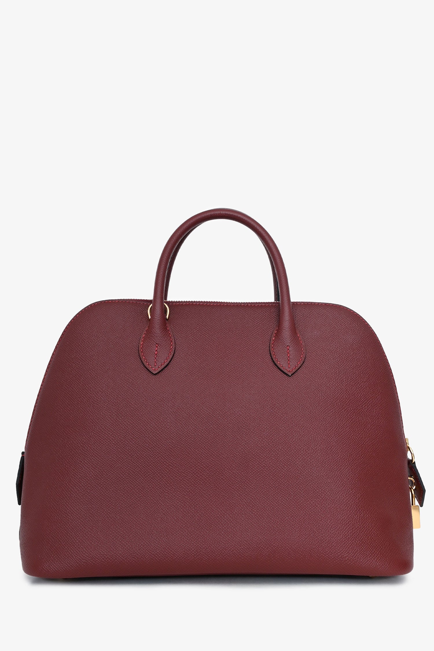Hermès 2018 Rouge H Evercolor Epsom Bolide 1923 30 Gold Hardware with Strap
