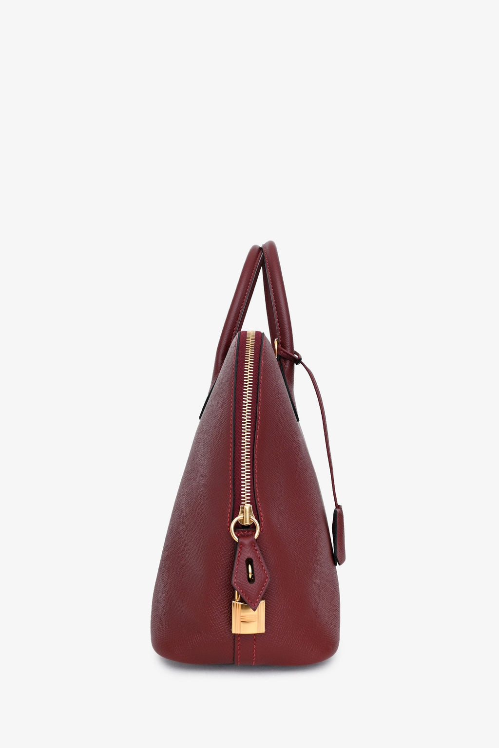 Hermès 2018 Rouge H Evercolor Epsom Bolide 1923 30 Gold Hardware with Strap