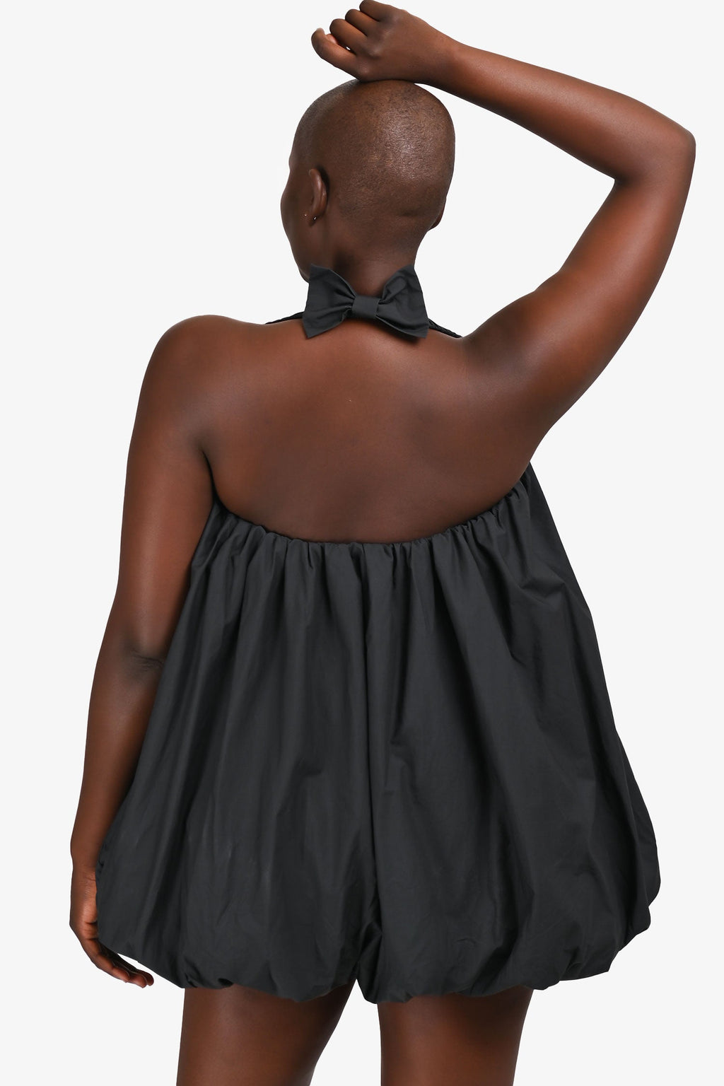 Lovers + Friends Black Bubble Hem Mini Dress Size M
