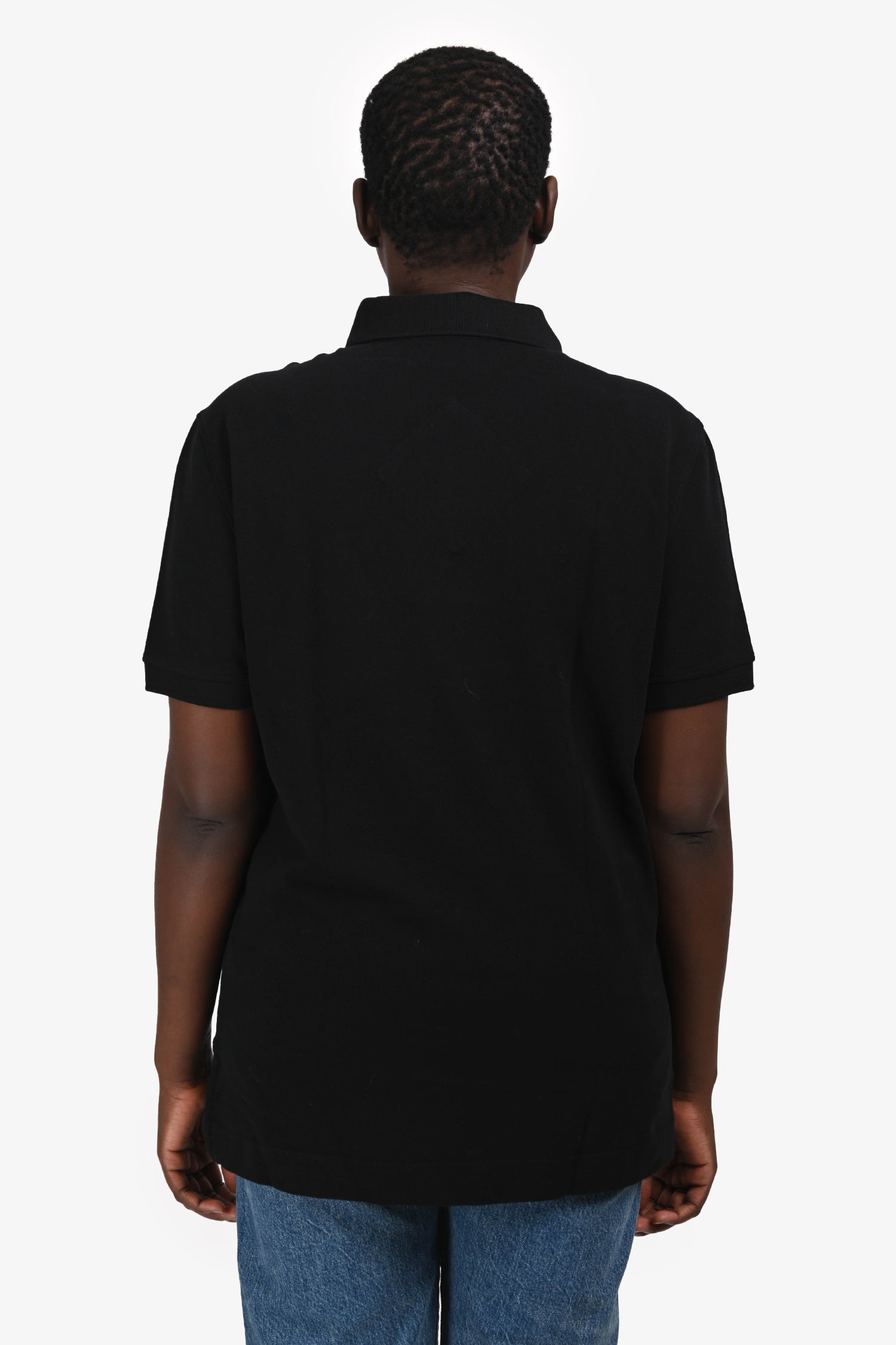 Canada Goose Black Cotton Polo Shirt Size M