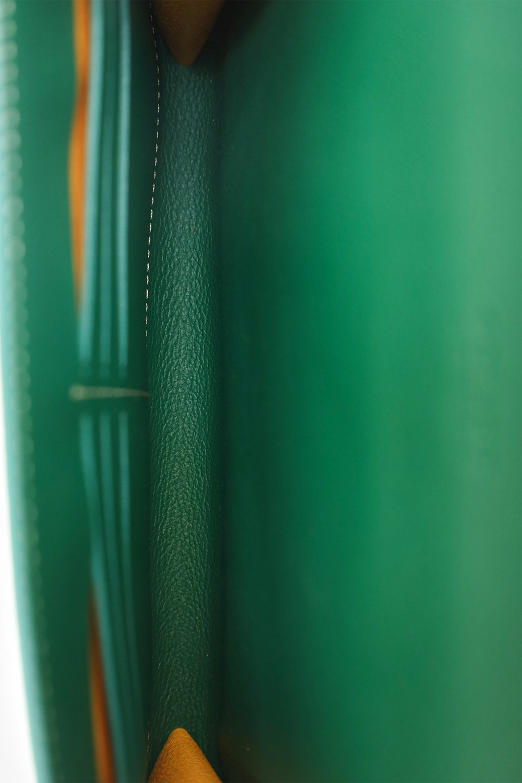 Goyard Green Goyardine Calfskin Chypre Wallet on Chain
