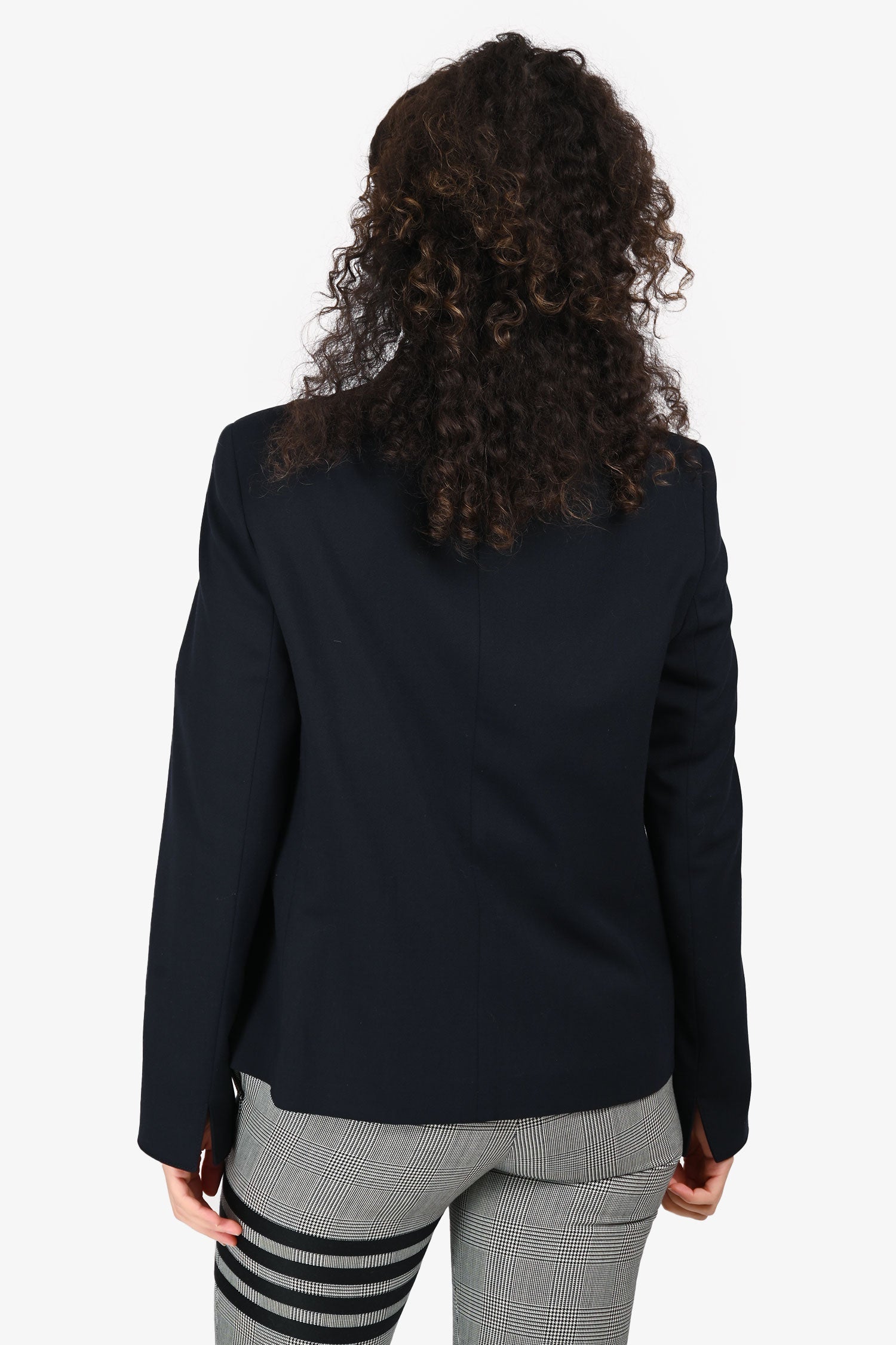Akris Punto Black Single Breasted Blazer Size 12