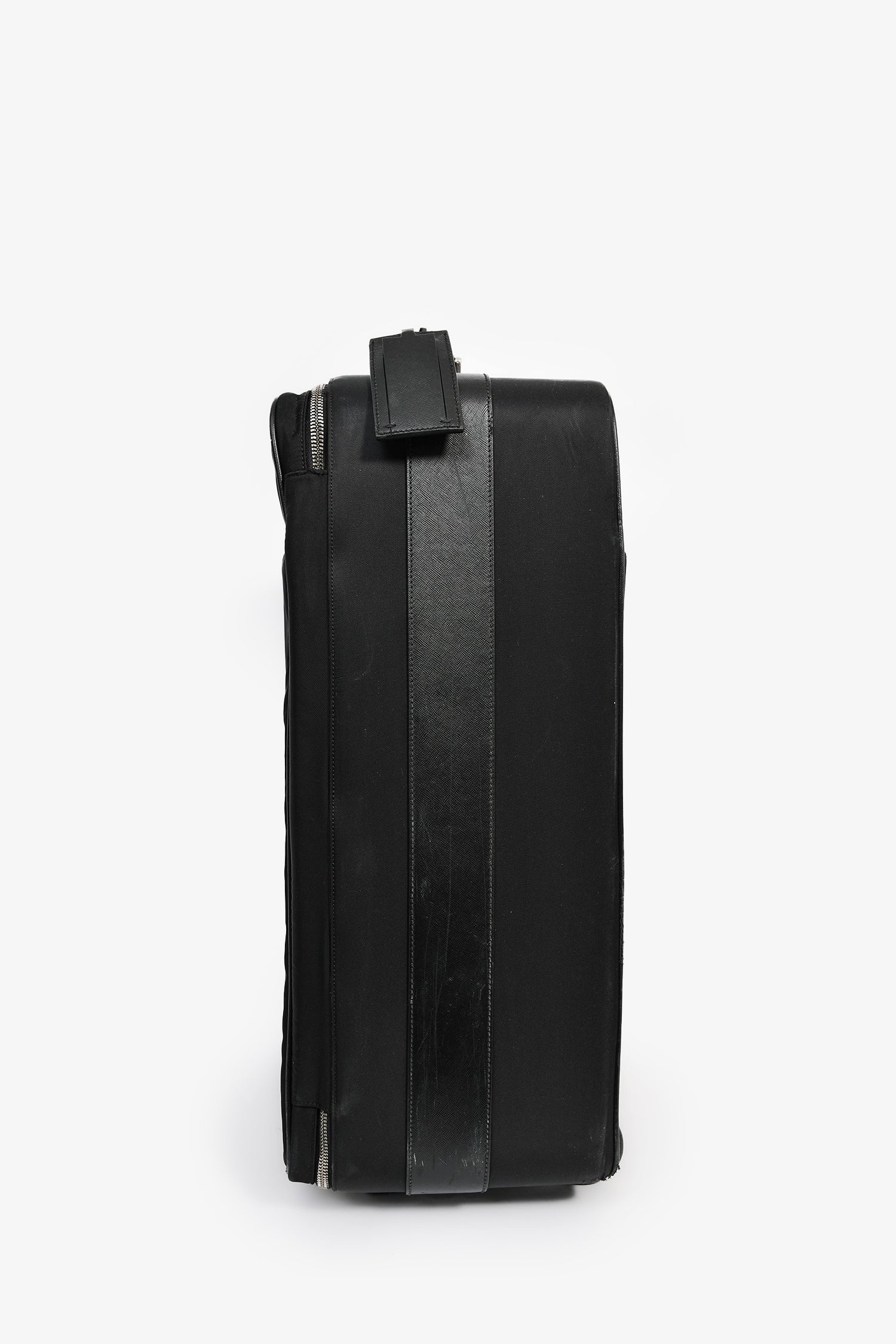 Prada Black Nylon 22" Roller Suitcase