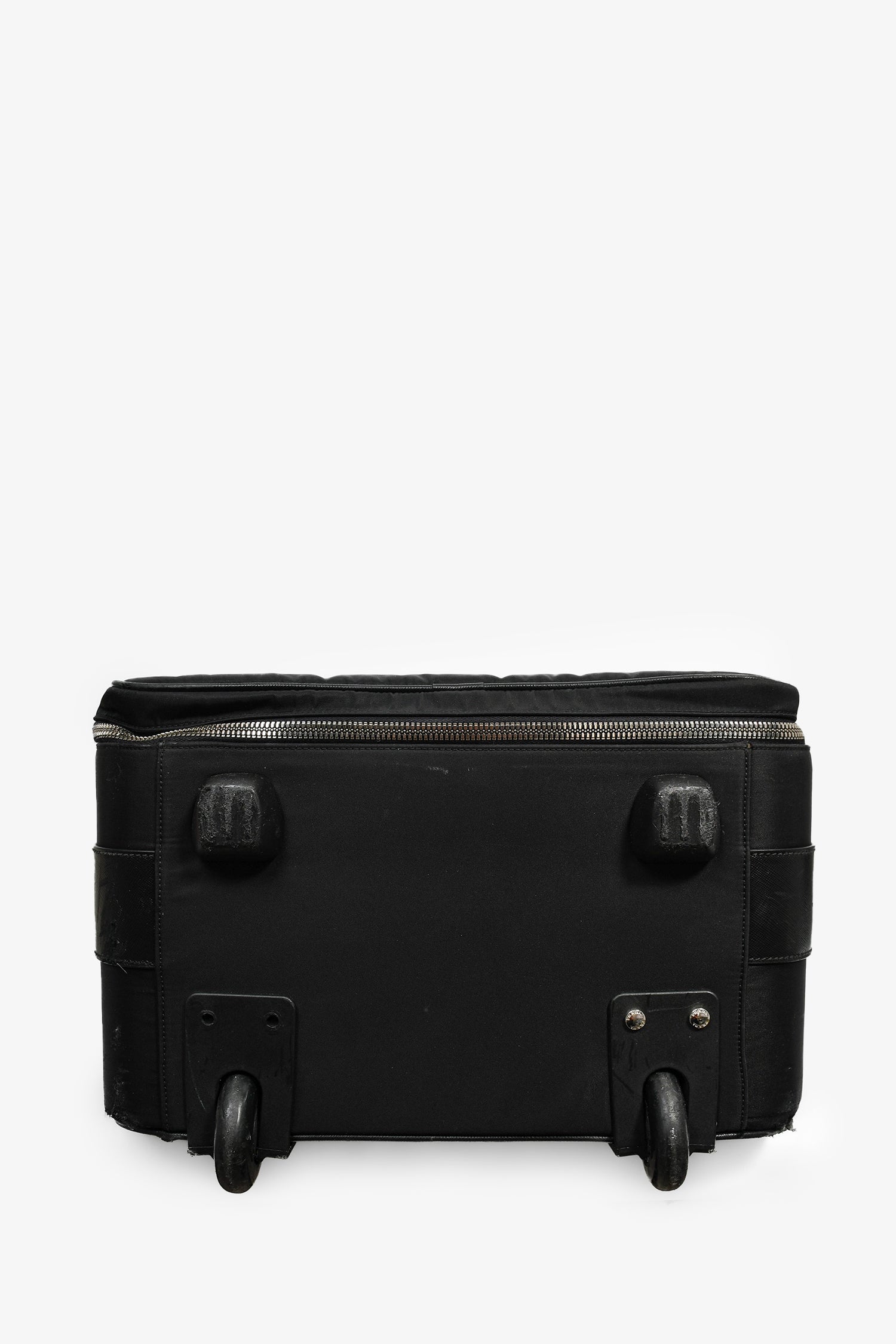 Prada Black Nylon 22" Roller Suitcase