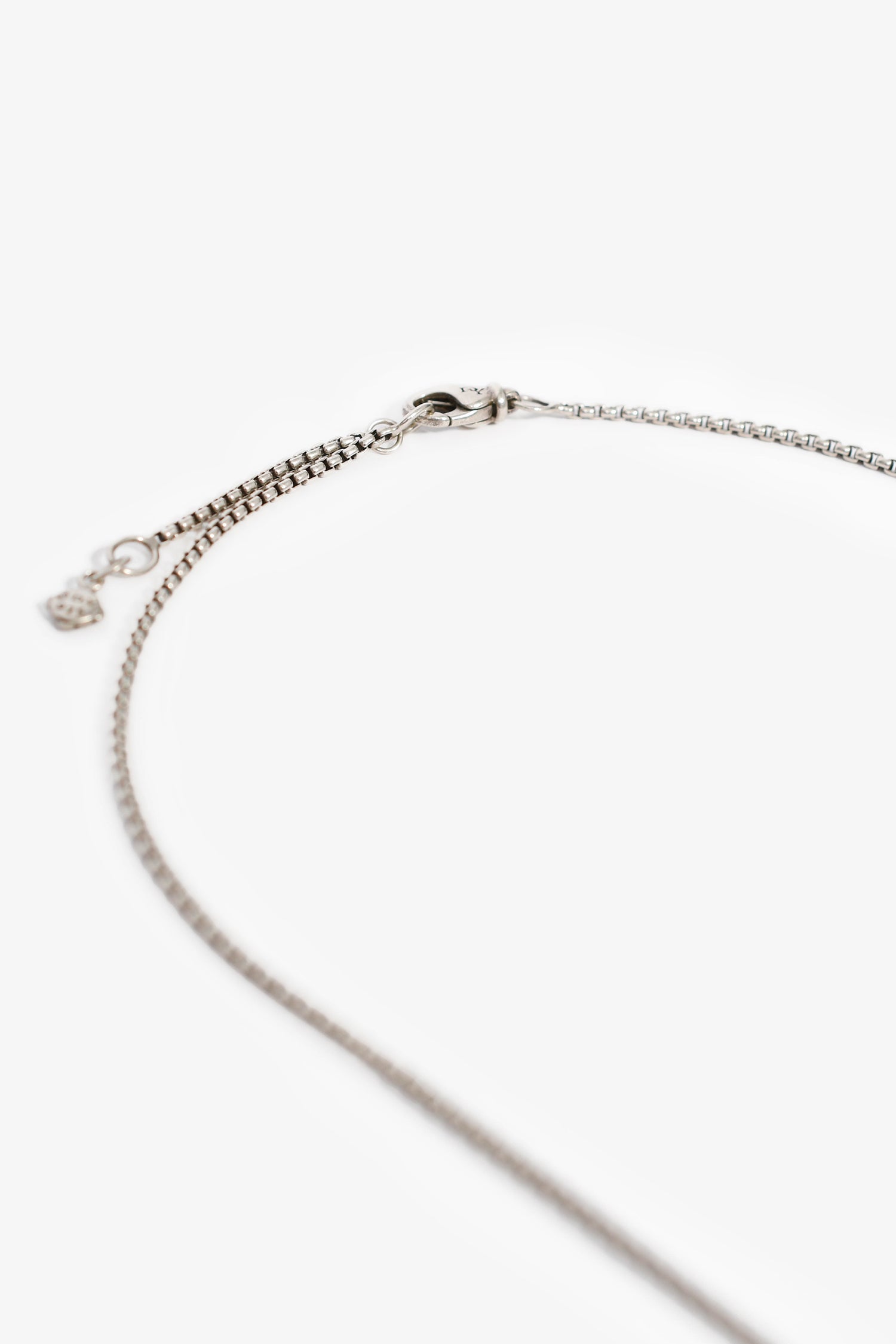 David Yurman Sterling Silver Black Onyx Diamonds Petite Albion® Pendant Necklace
