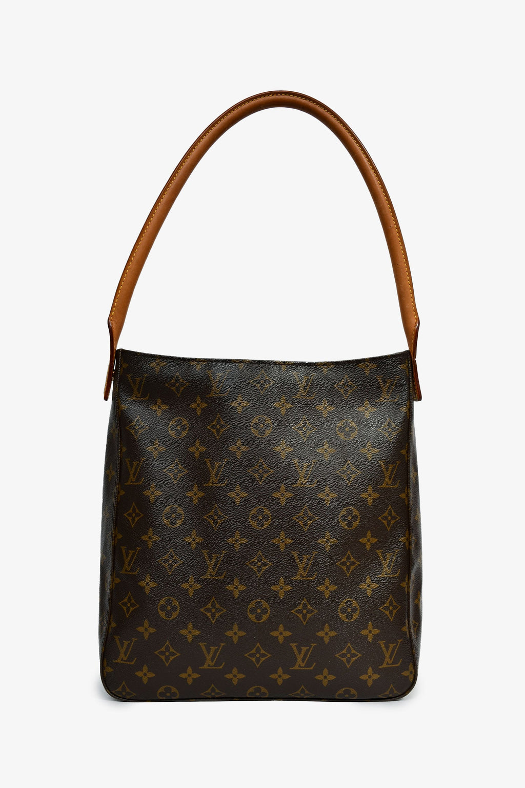 Louis Vuitton Brown Monogram Looping GM Top Handle Bag