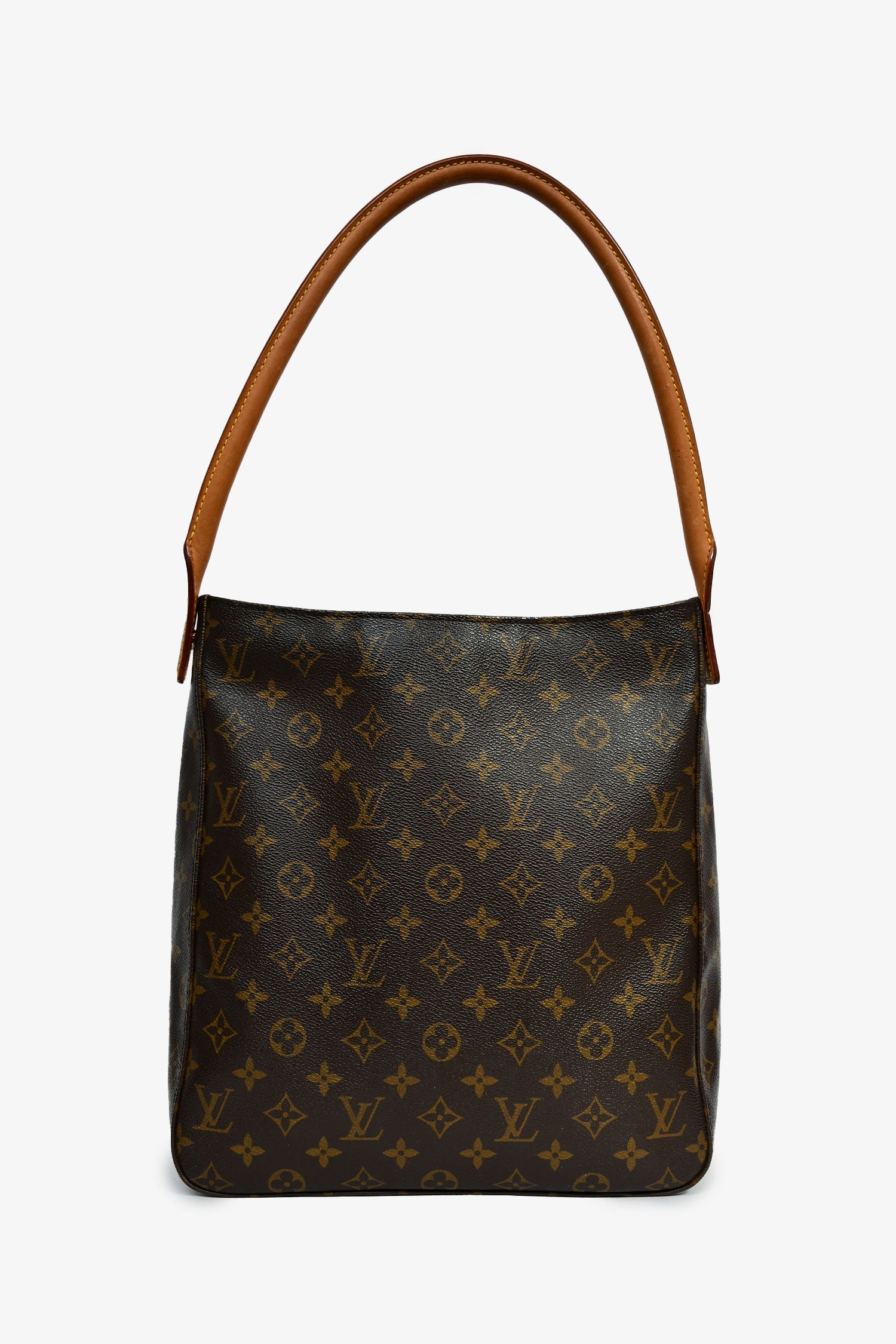 Louis Vuitton Brown Monogram Looping GM Top Handle Bag