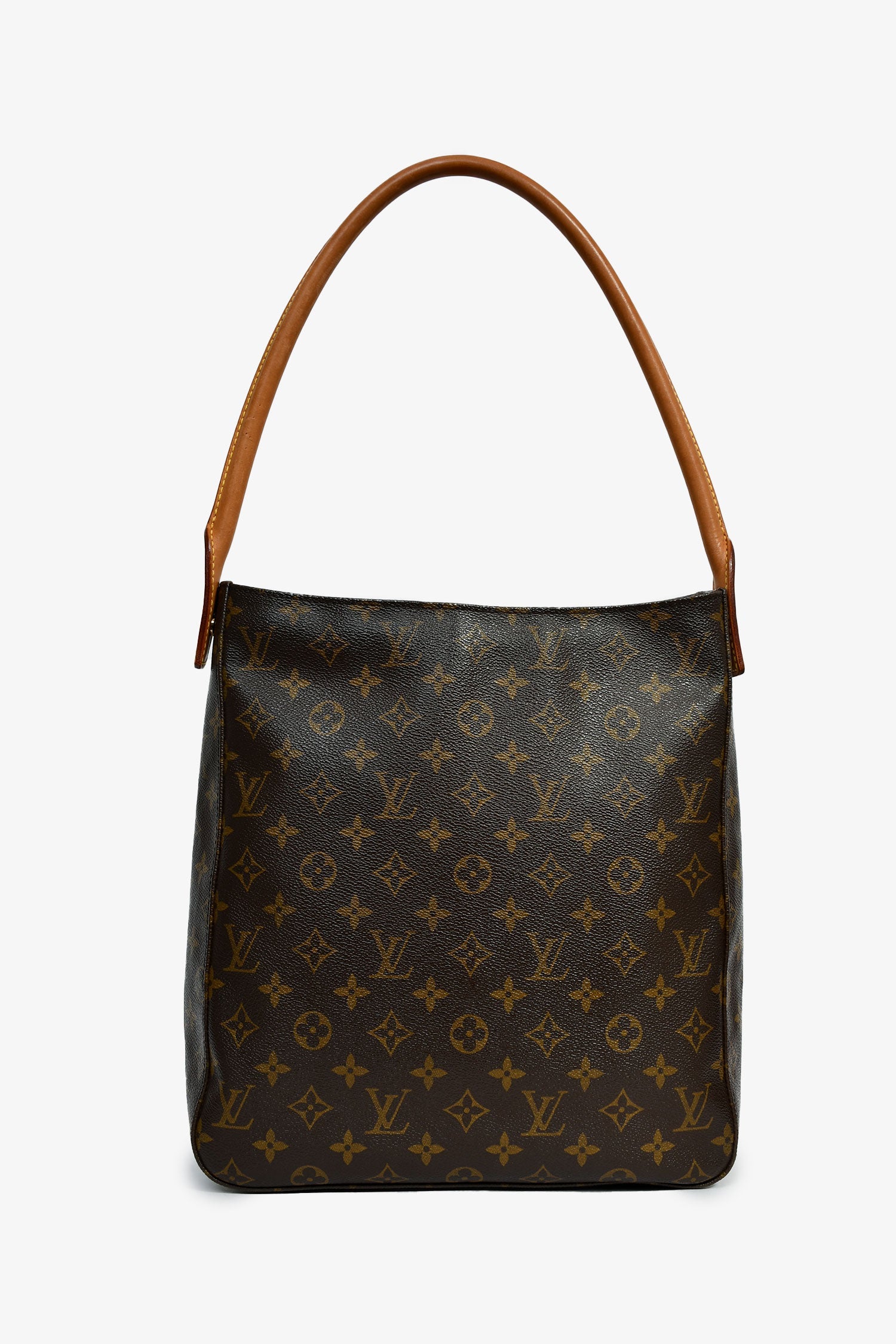 Louis Vuitton Brown Monogram Looping GM Top Handle Bag