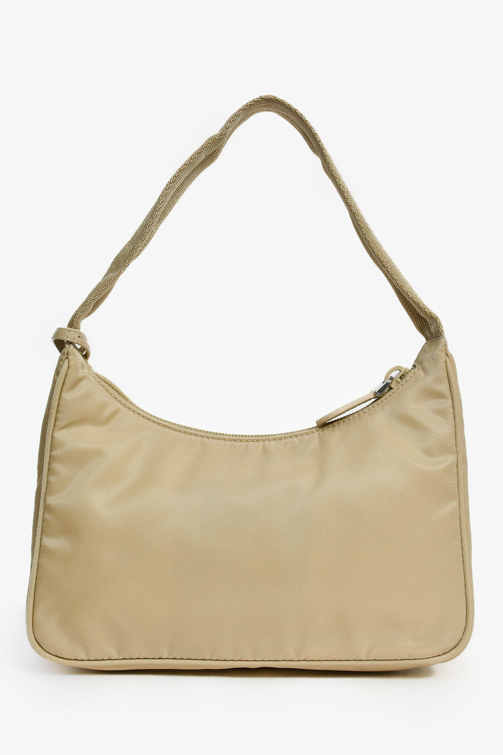 Prada Beige Nylon 2000 Re-Edition Shoulder Bag of