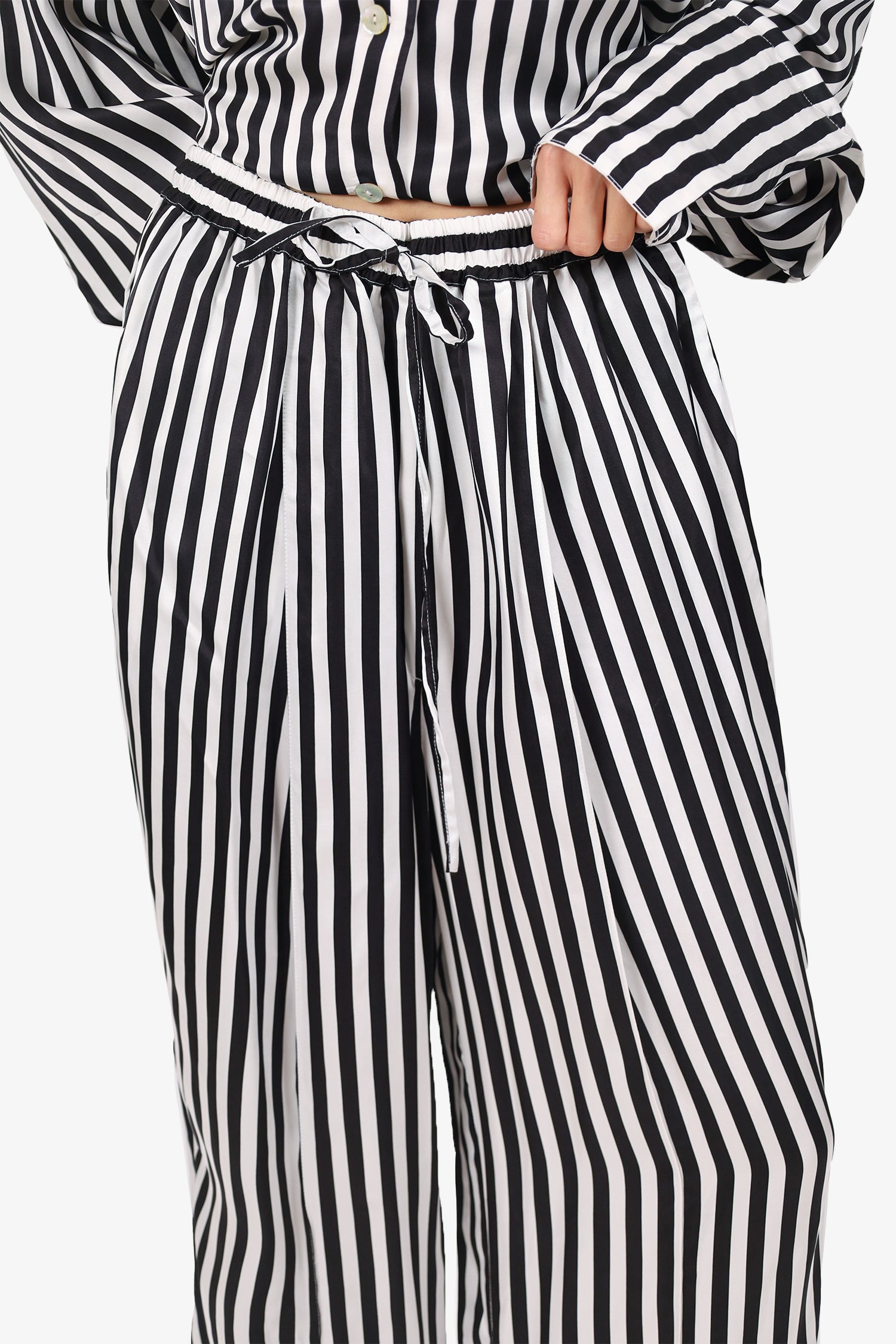 Sleeper Black/White Striped Pyjamas Set Size 1