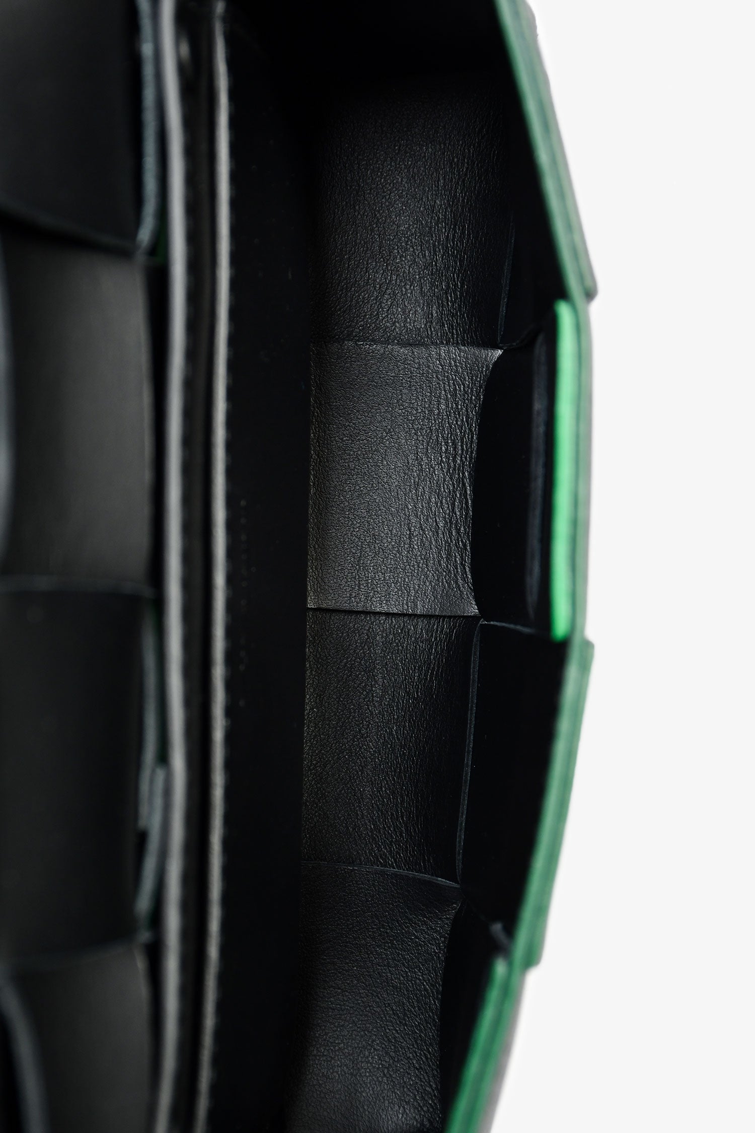 Bottega Veneta Black Leather Cassette Belt Bag