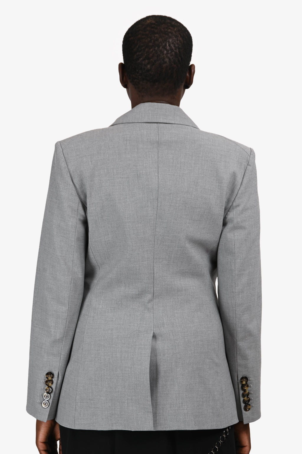 Veronica Beard Grey Double Breasted Blazer Size 10