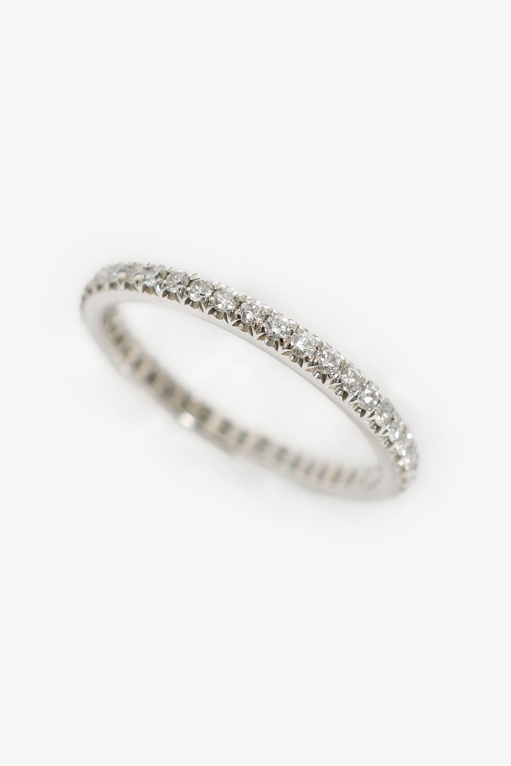 Tiffany & Co. Platinum Diamond Soleste Eternity Band Size 6