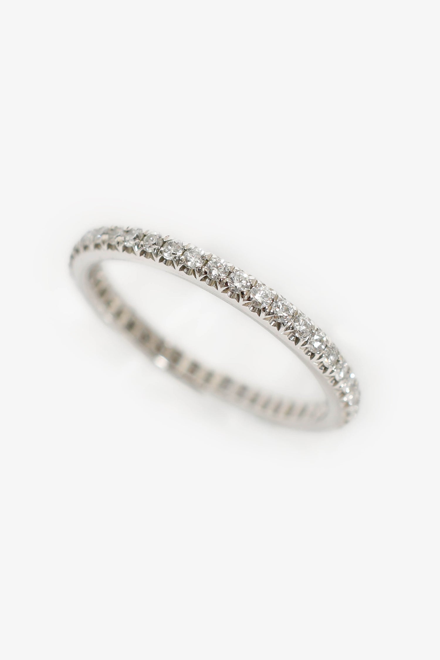 Tiffany & Co. Platinum Diamond Soleste Eternity Band Size 6