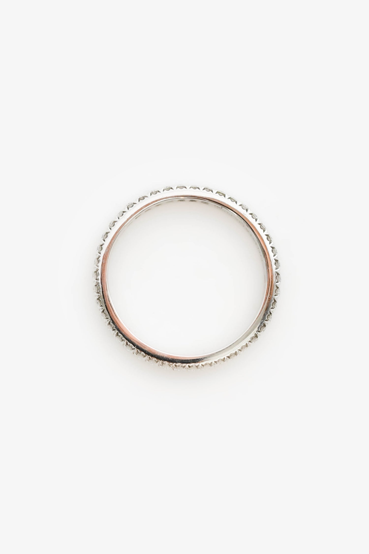 Tiffany & Co. Platinum Diamond Soleste Eternity Band Size 6