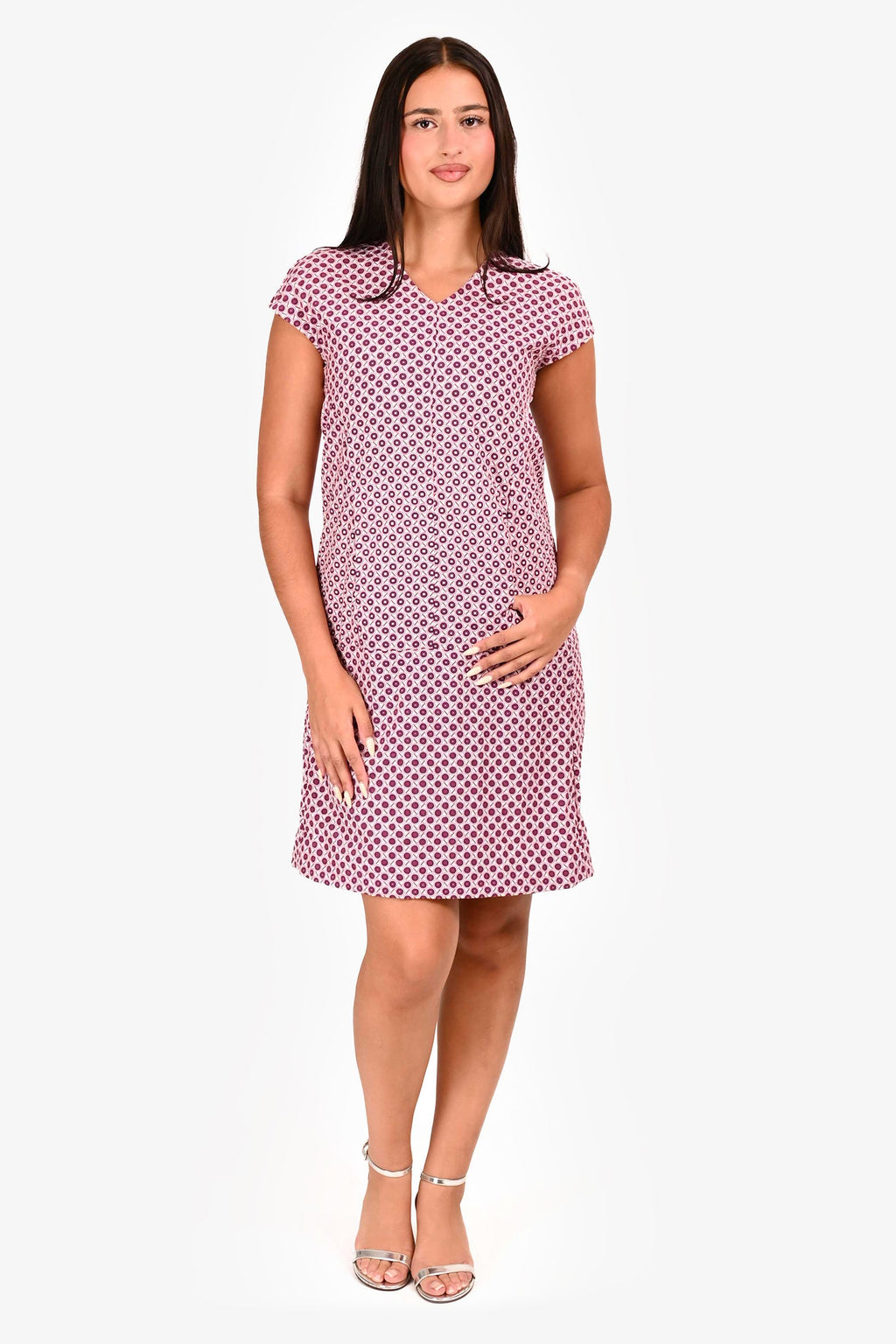 Marni Purple Printed Nylon Dress Size 38