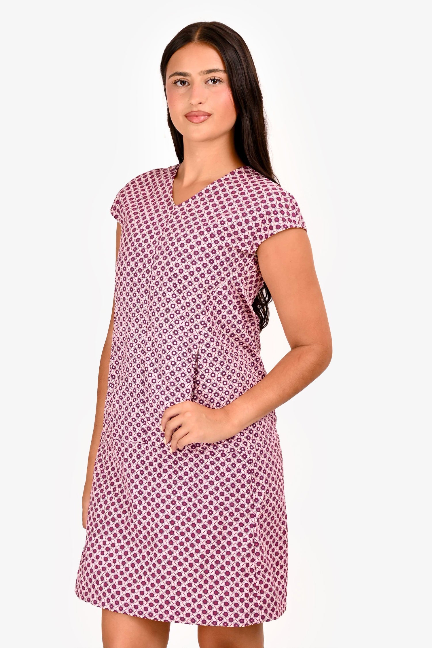 Marni Purple Printed Nylon Dress Size 38