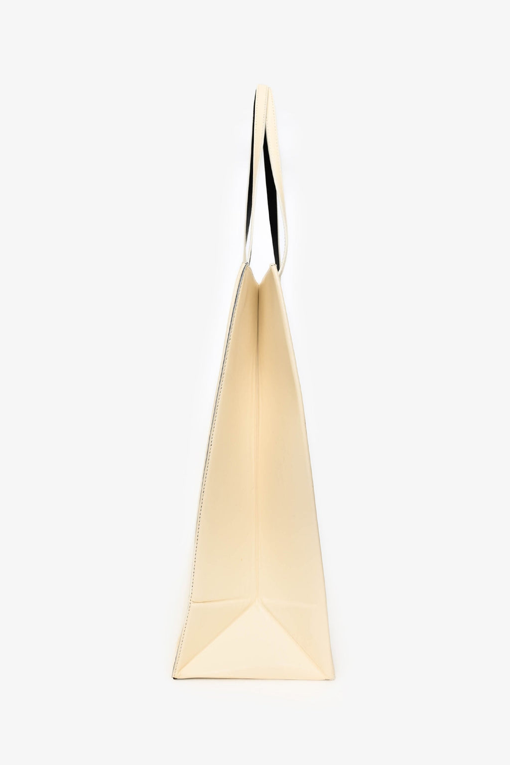 Stella McCartney Cream Leather Flat Tote