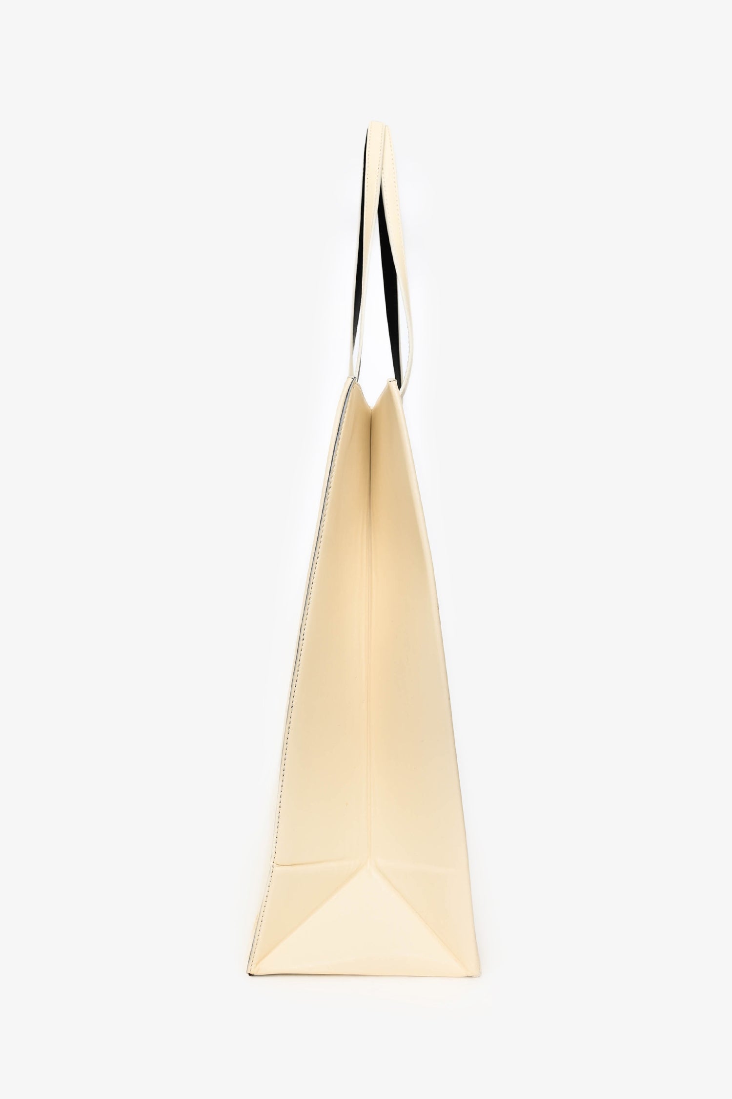 Stella McCartney Cream Leather Flat Tote