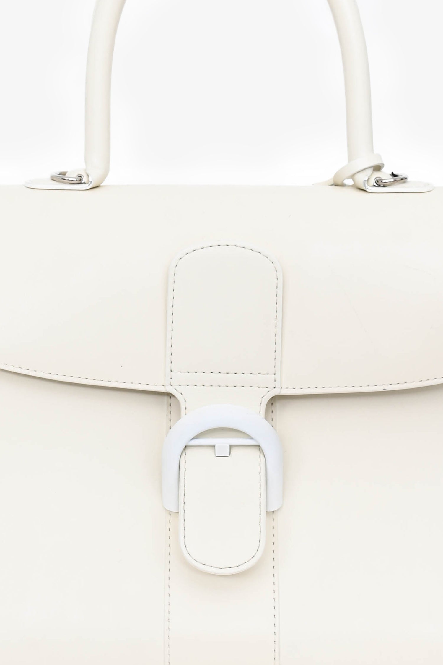 Delvaux 2018 White Box Calfskin Brilliant MM with Strap