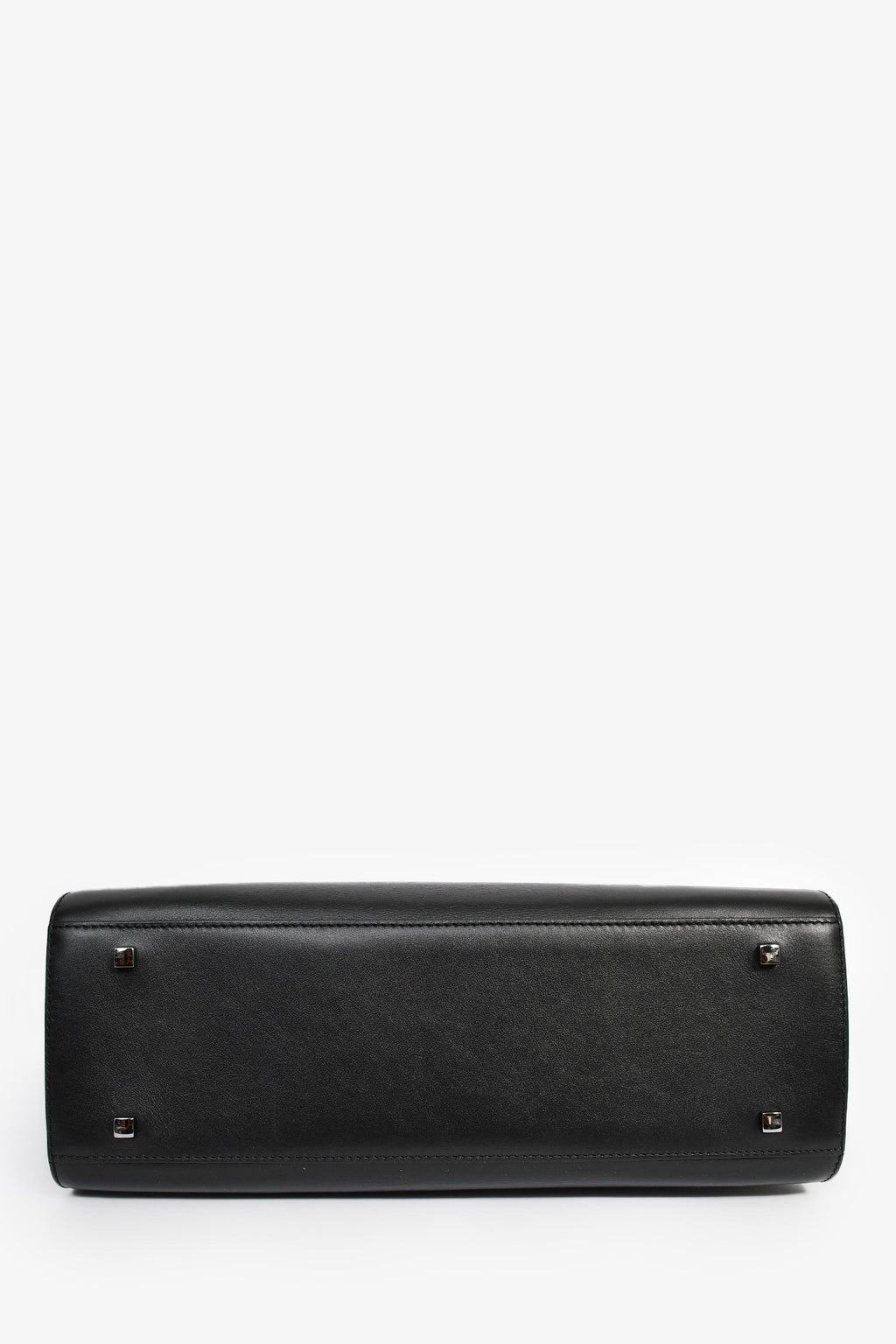 Delvaux Black Leather 'Tempete' GM Top Handle Bag