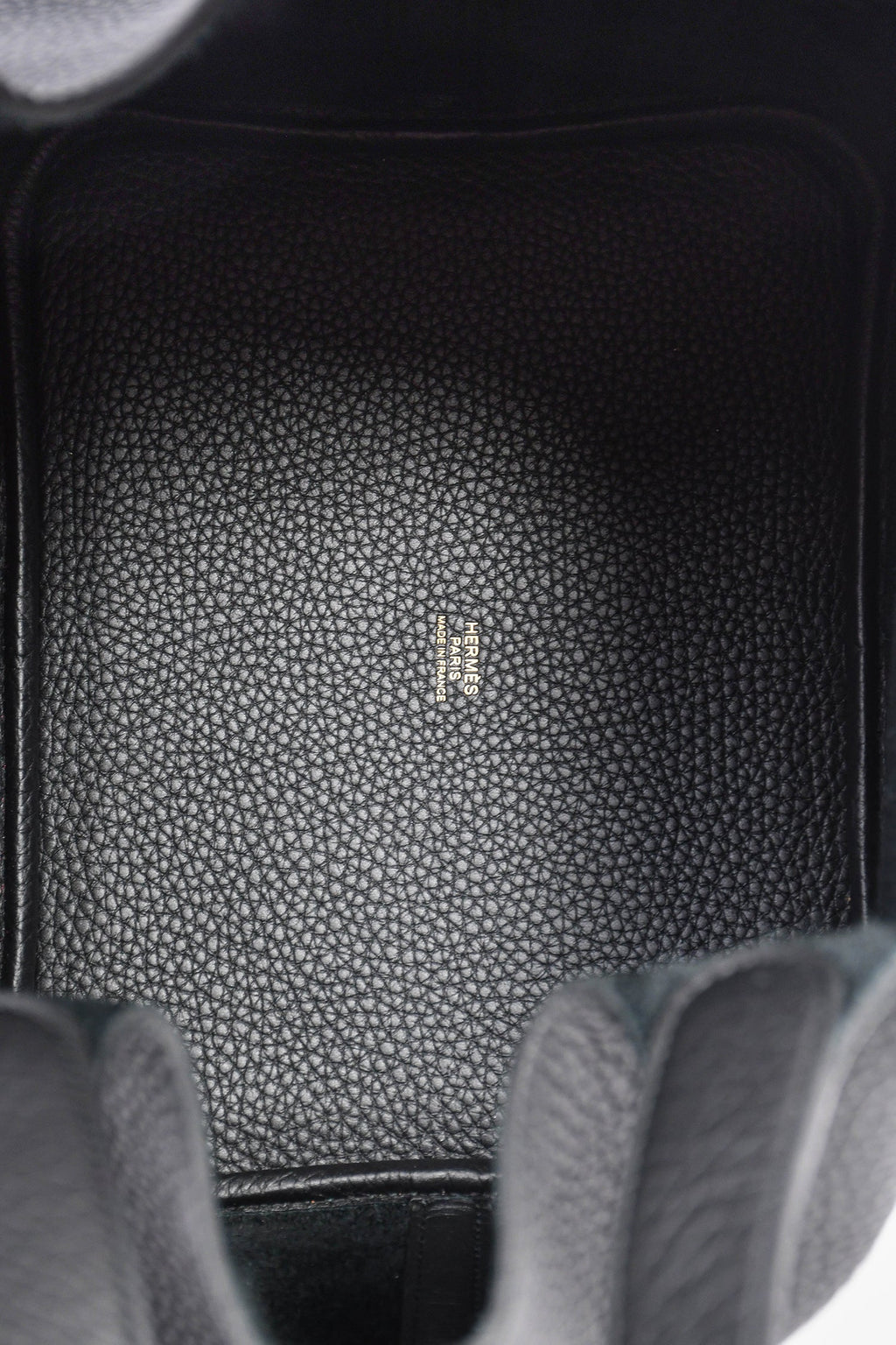 Hermès 2021 Black Clemence Leather Picotin 22