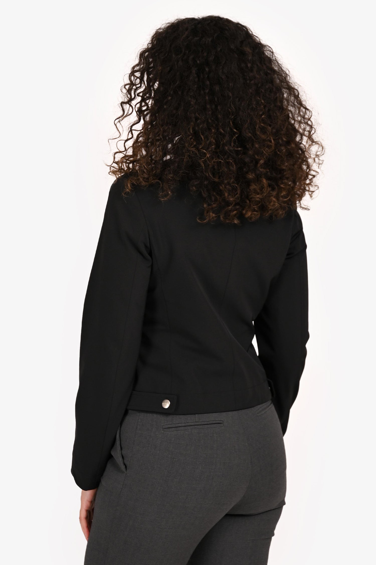 Weekend Max Mara Black Nylon Zip Jacket Size 6