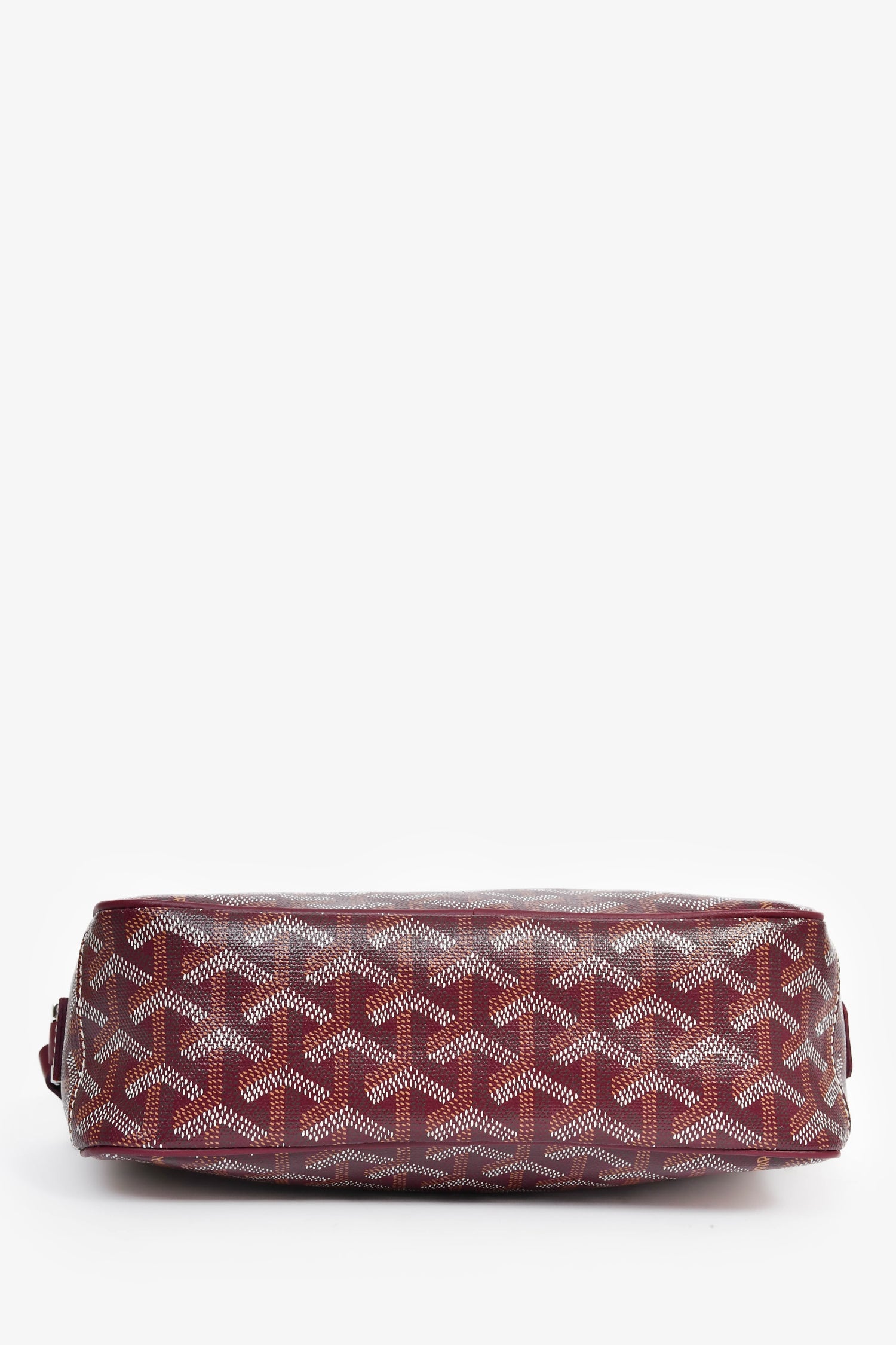 Goyard Burgundy Goyardine Canvas Cap-Vert PM Crossbody Bag