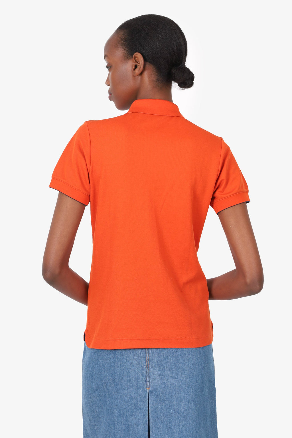 Hermès Orange Polo Top Size XS