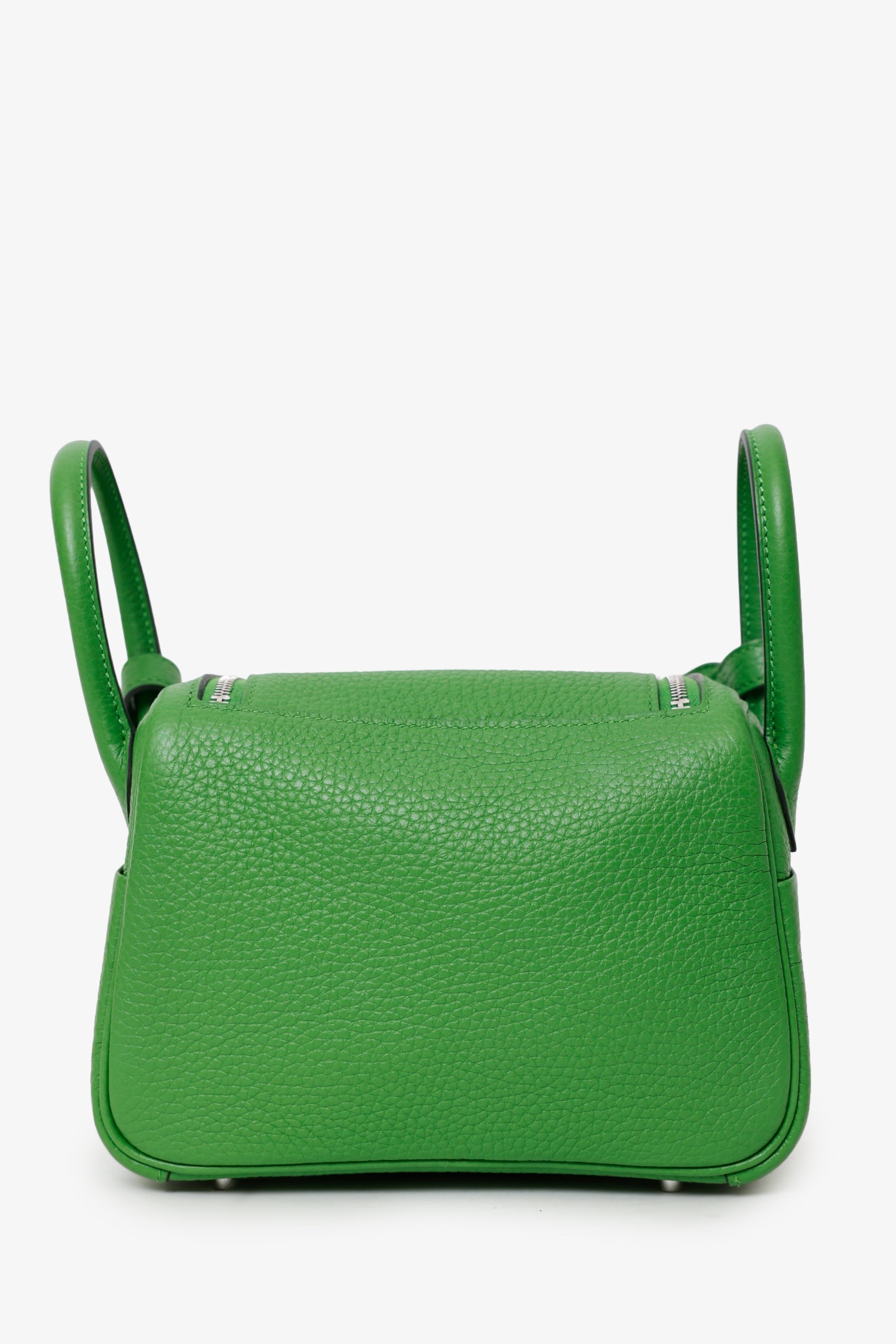 Hermès 2024 A9 Vert Yucca Clemence Mini Lindy 20