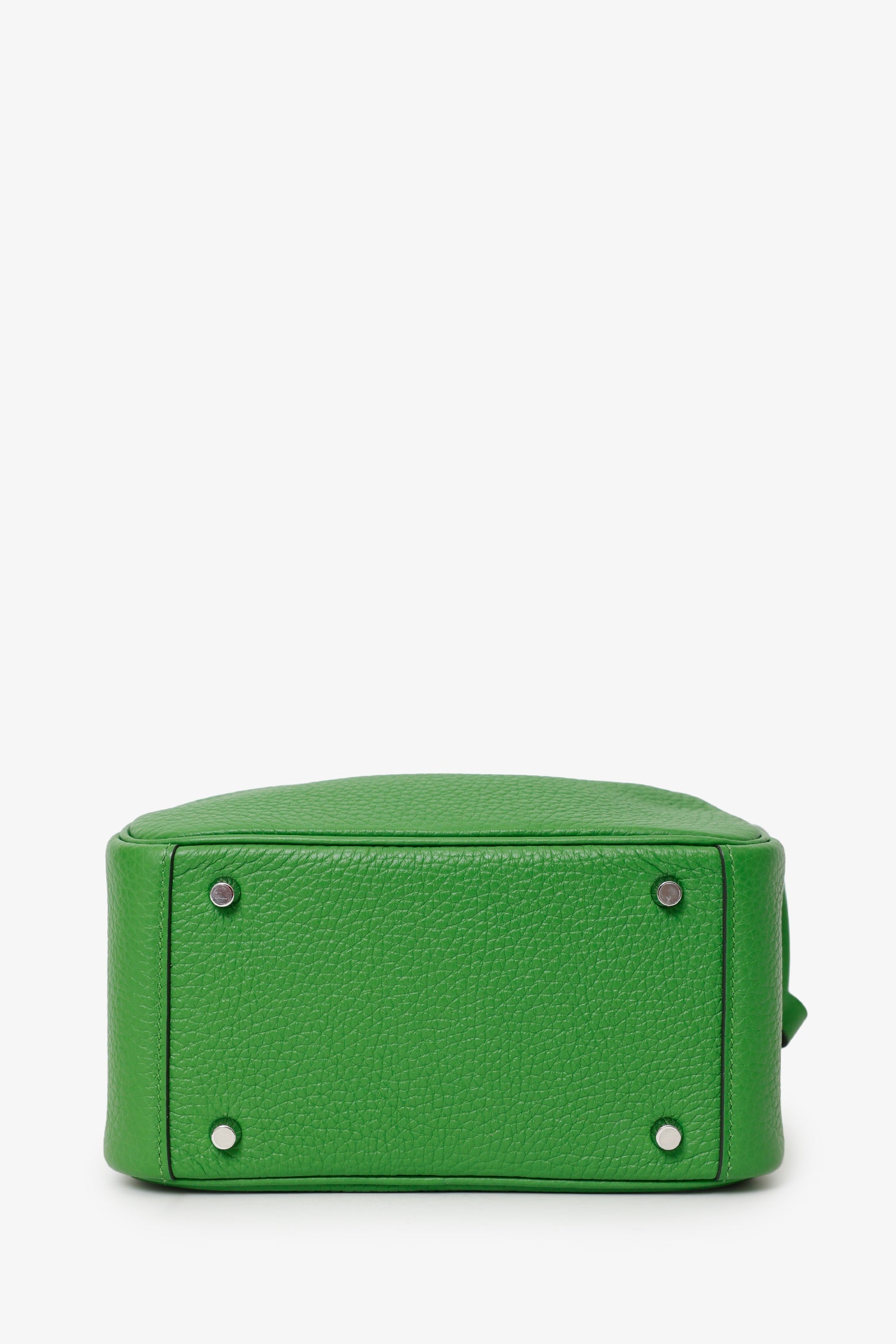Hermès 2024 A9 Vert Yucca Clemence Mini Lindy 20
