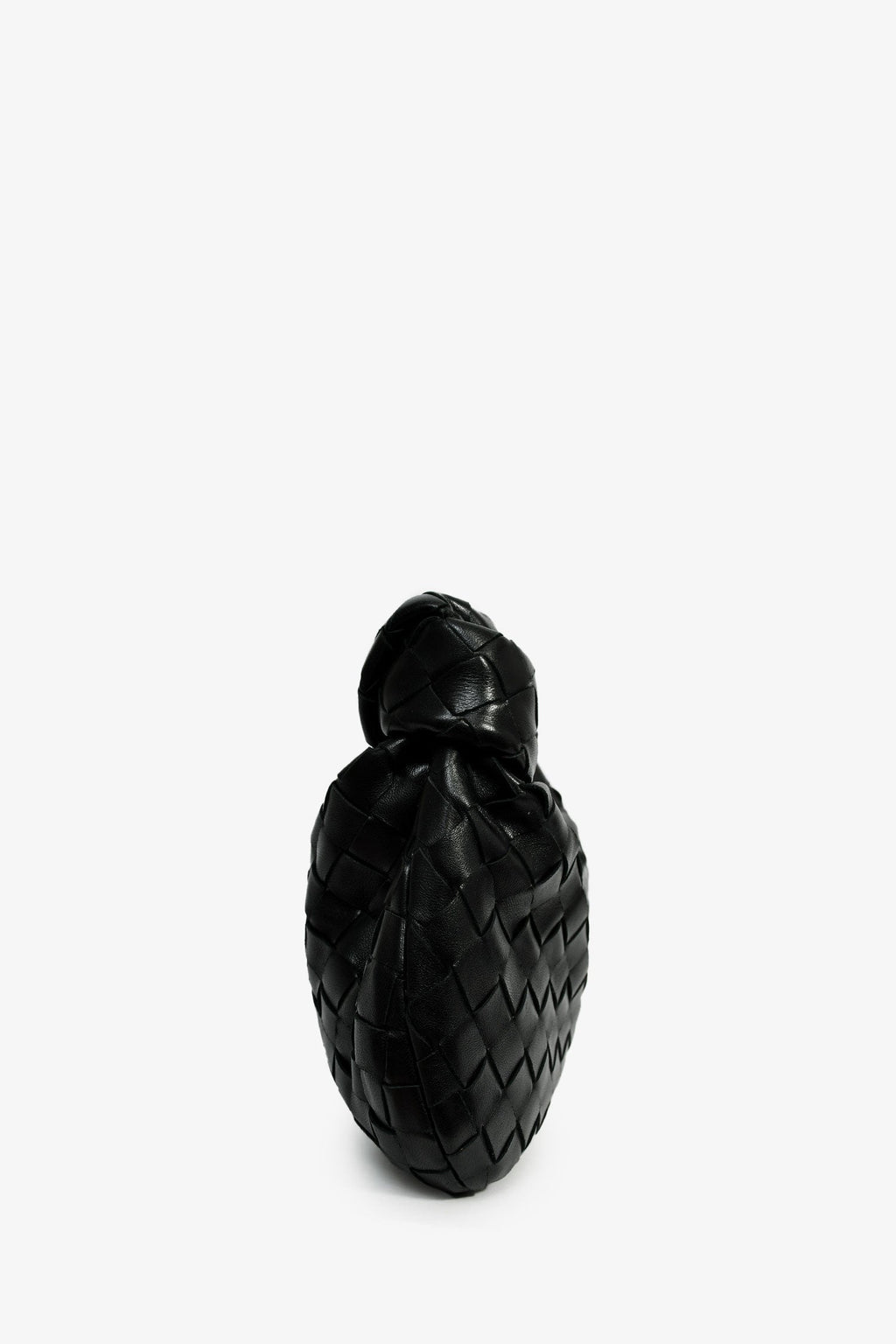 Bottega Veneta Black Intrecciato Leather Mini Jodie