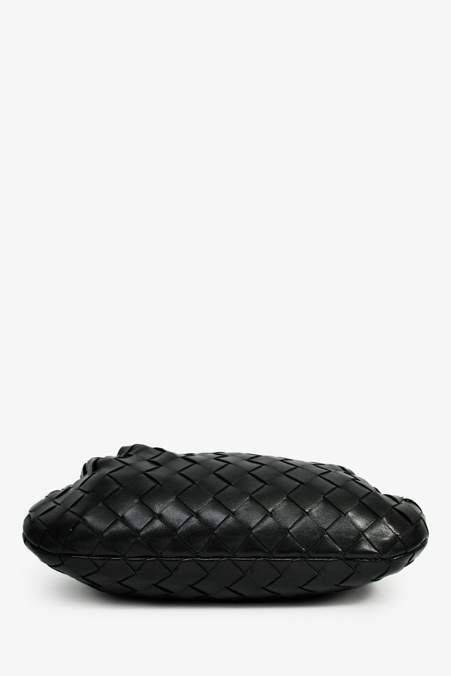 Bottega Veneta Black Intrecciato Leather Mini Jodie