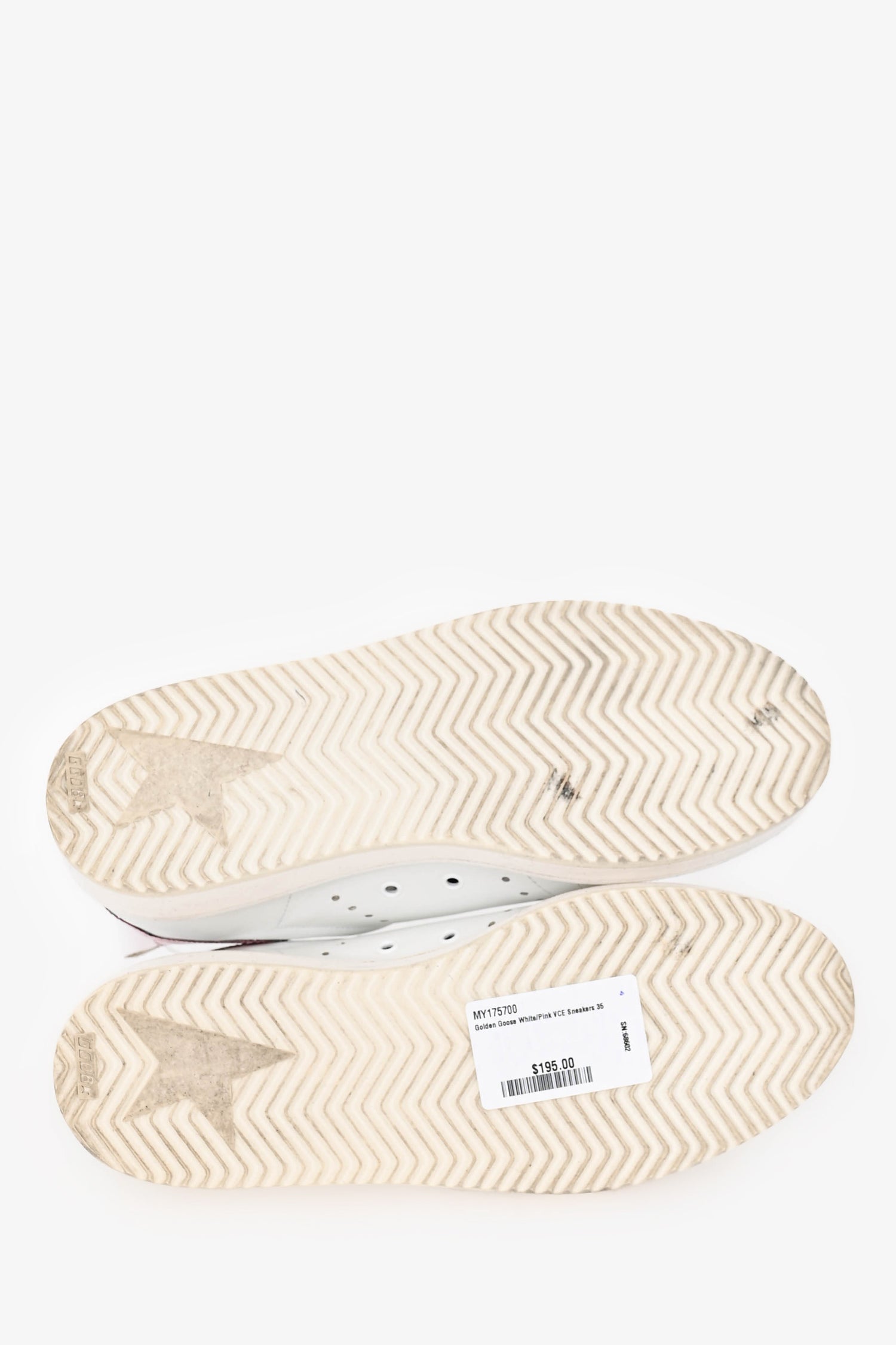 Golden Goose White/Pink VCE Sneakers 35